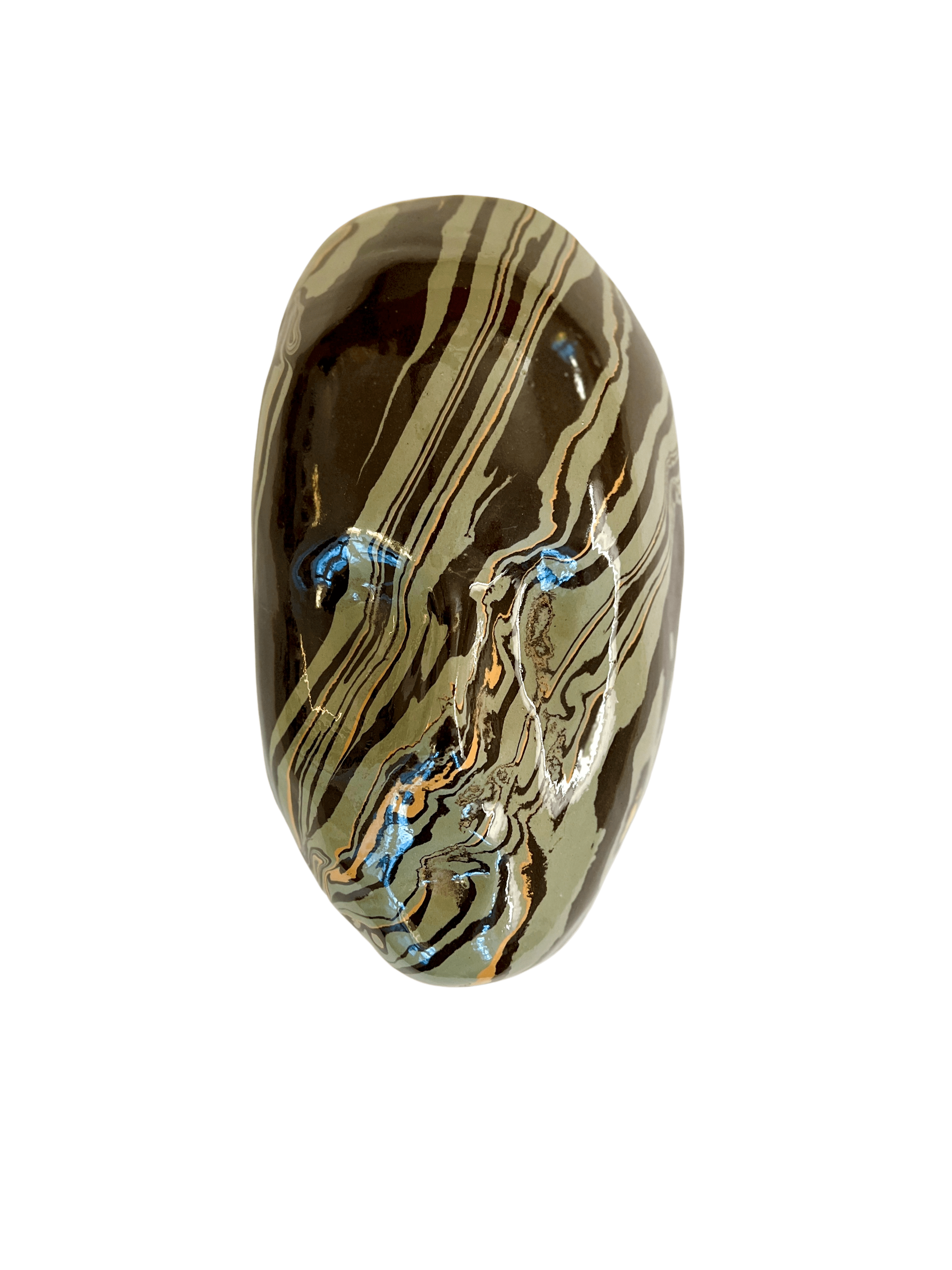 Tarian-mask-ceramic-green-orange