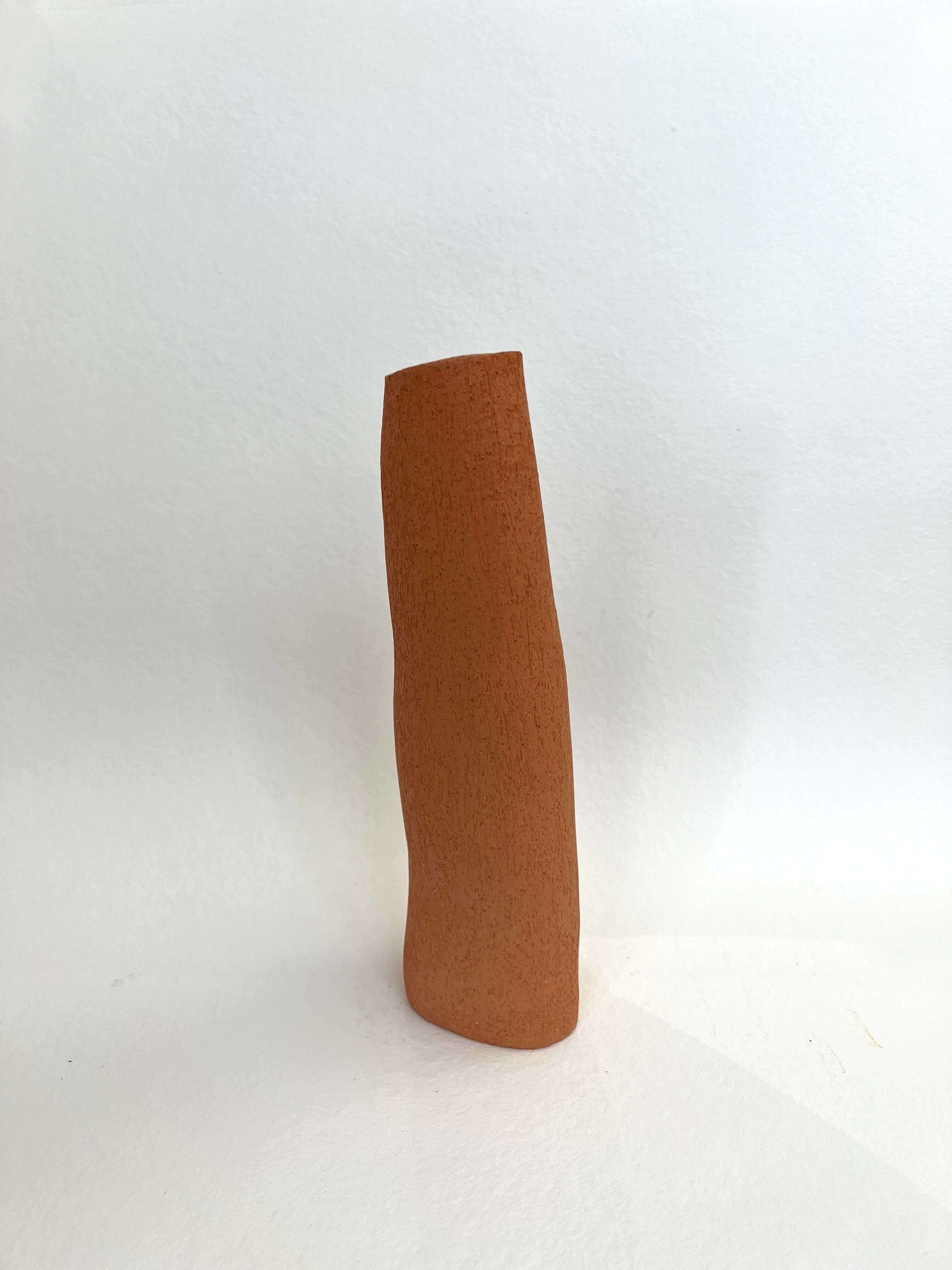 Tarian-Brut-long-vase-ceramic-orange