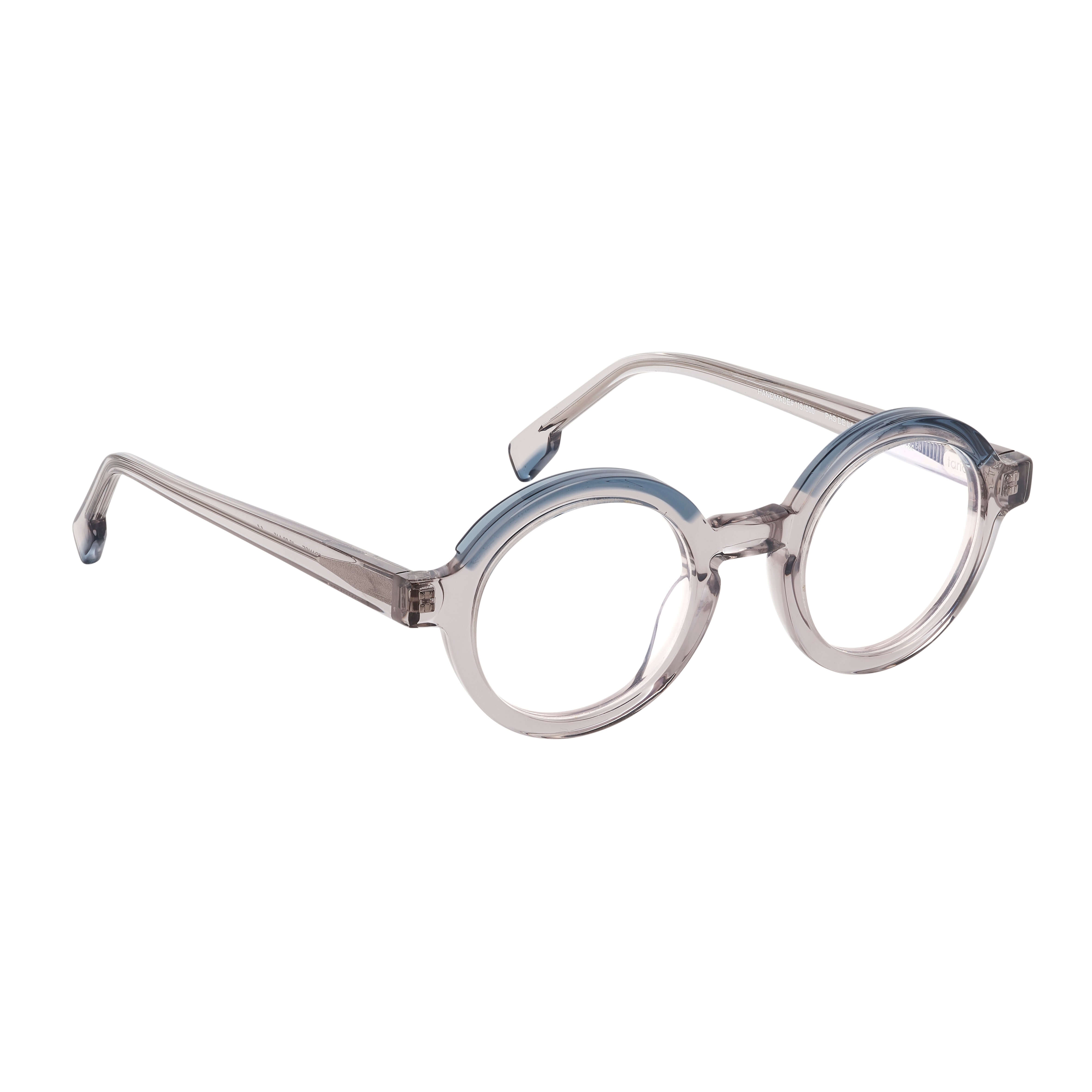 Tarian-Pas-de-la-Mule-round-eyewear-cleargrey-lighblue