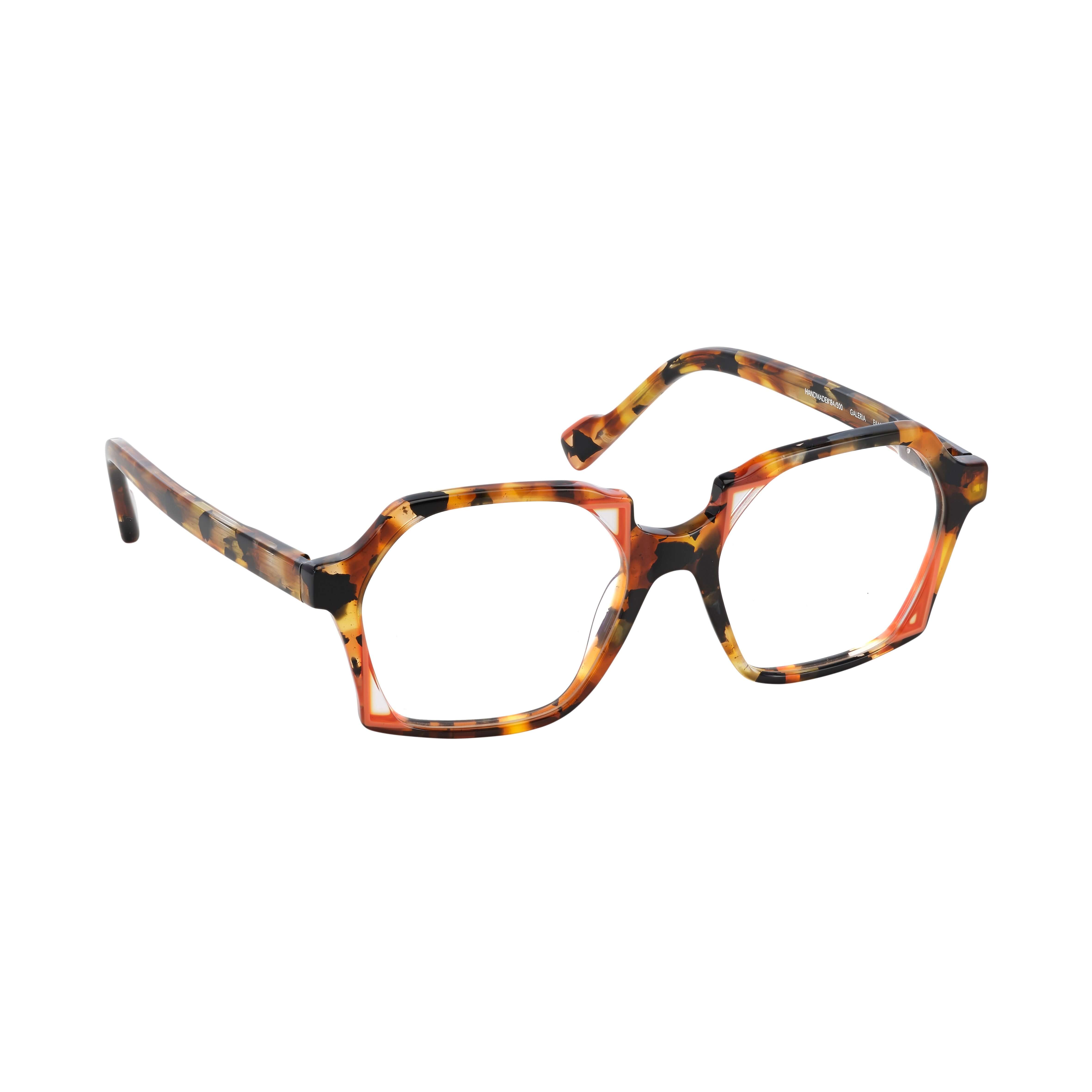 Tarian-Galeria-square-eyewear-tortoiseshell-orange-clear