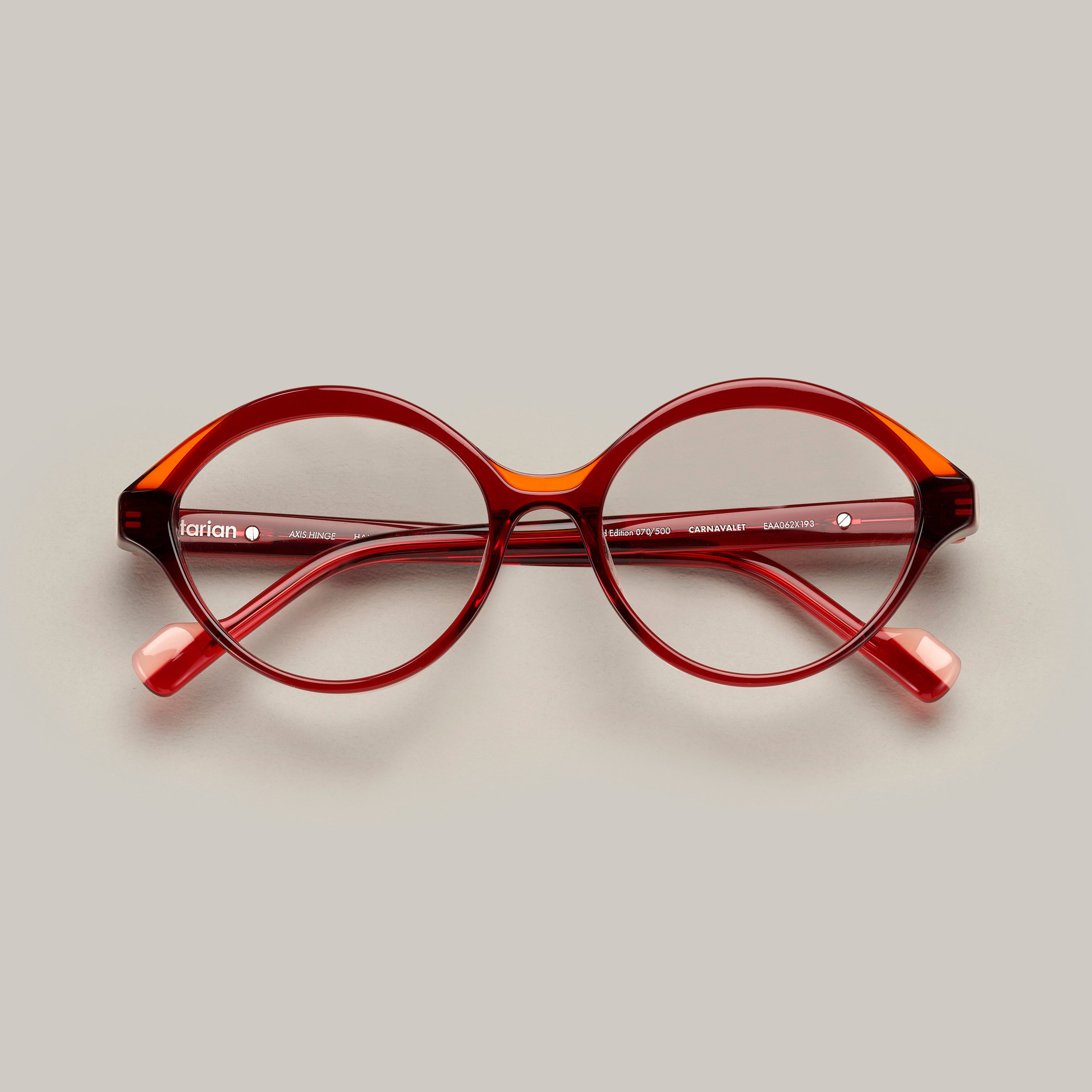 Tarian-Carnavalet-large-oval-eyewear-red-orange