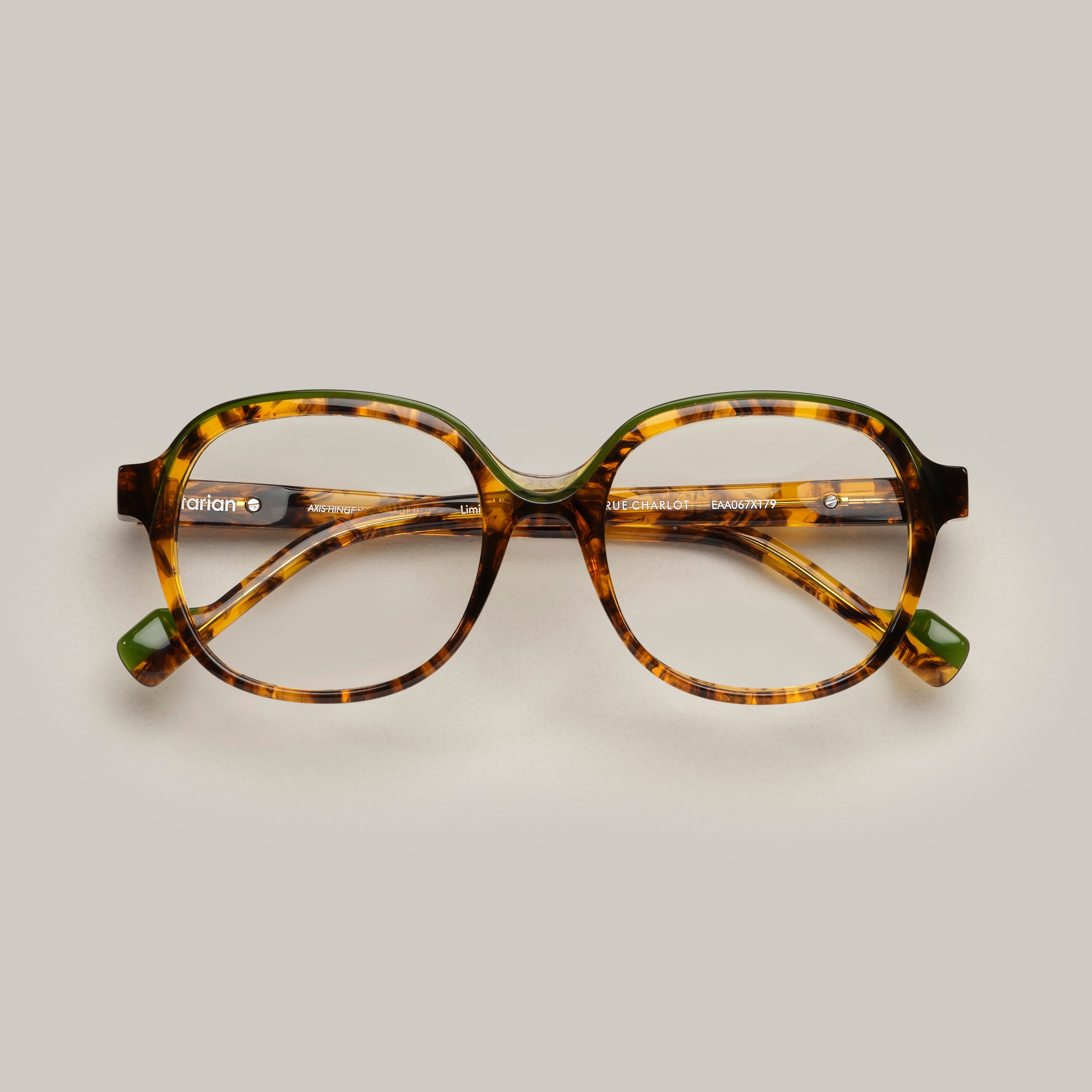 Tarian-Rue-Charlot-large-oval-eyewear-tortoiseshell-green