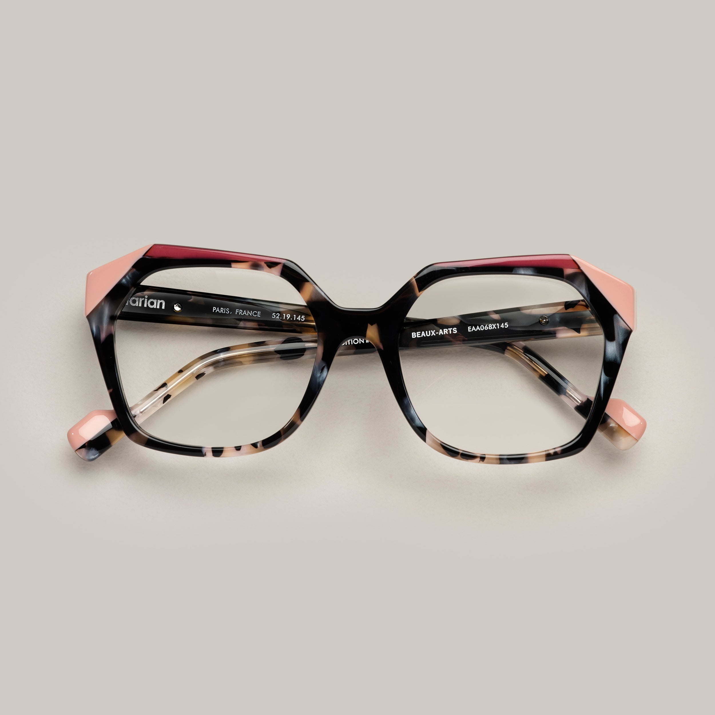 Tarian-Beaux-Arts-large-rectangle-cateye-eyewear-tortoiseshell-pink-burgundy