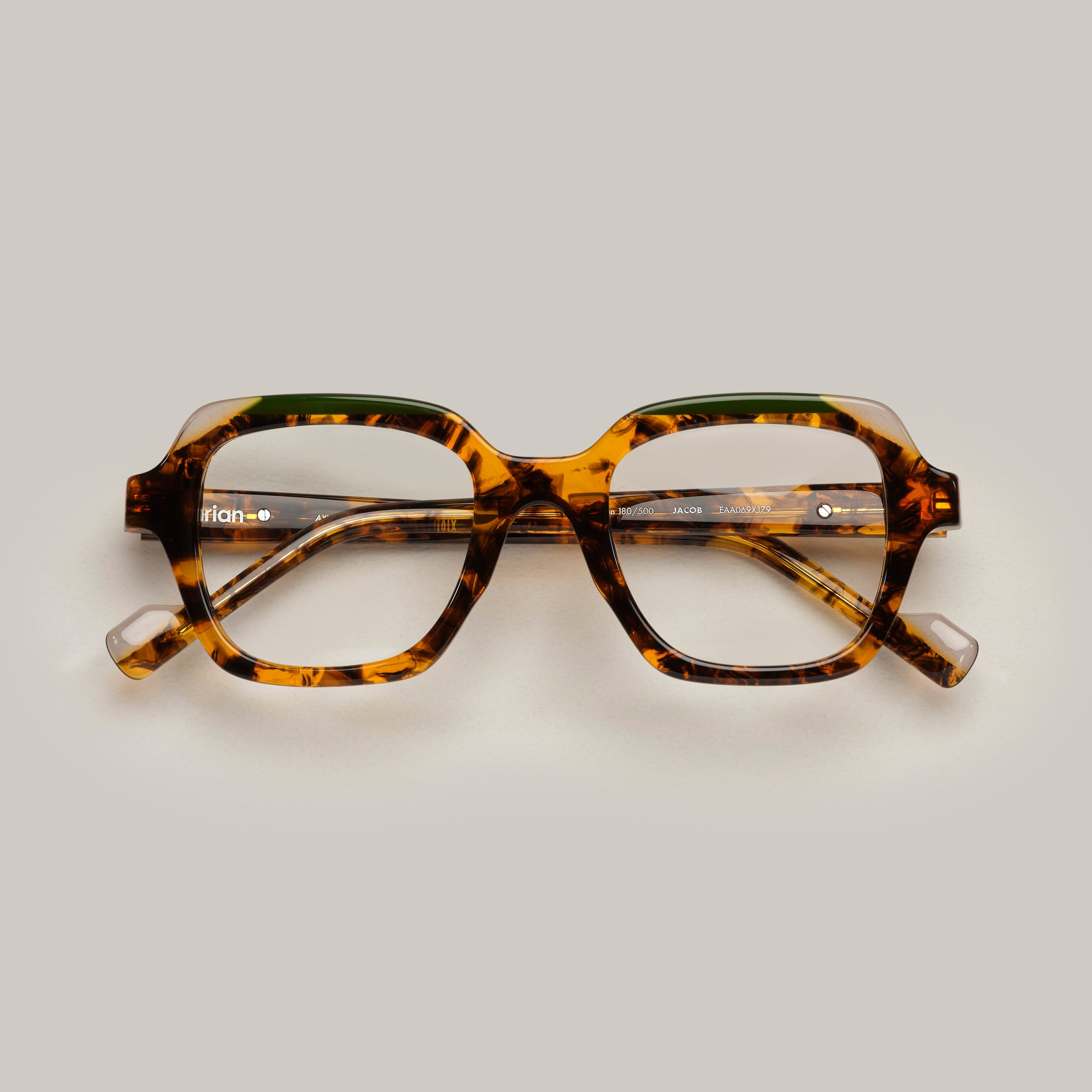 Tarian-Jacob-large-rectangle-eyewear-tortoiseshell-green