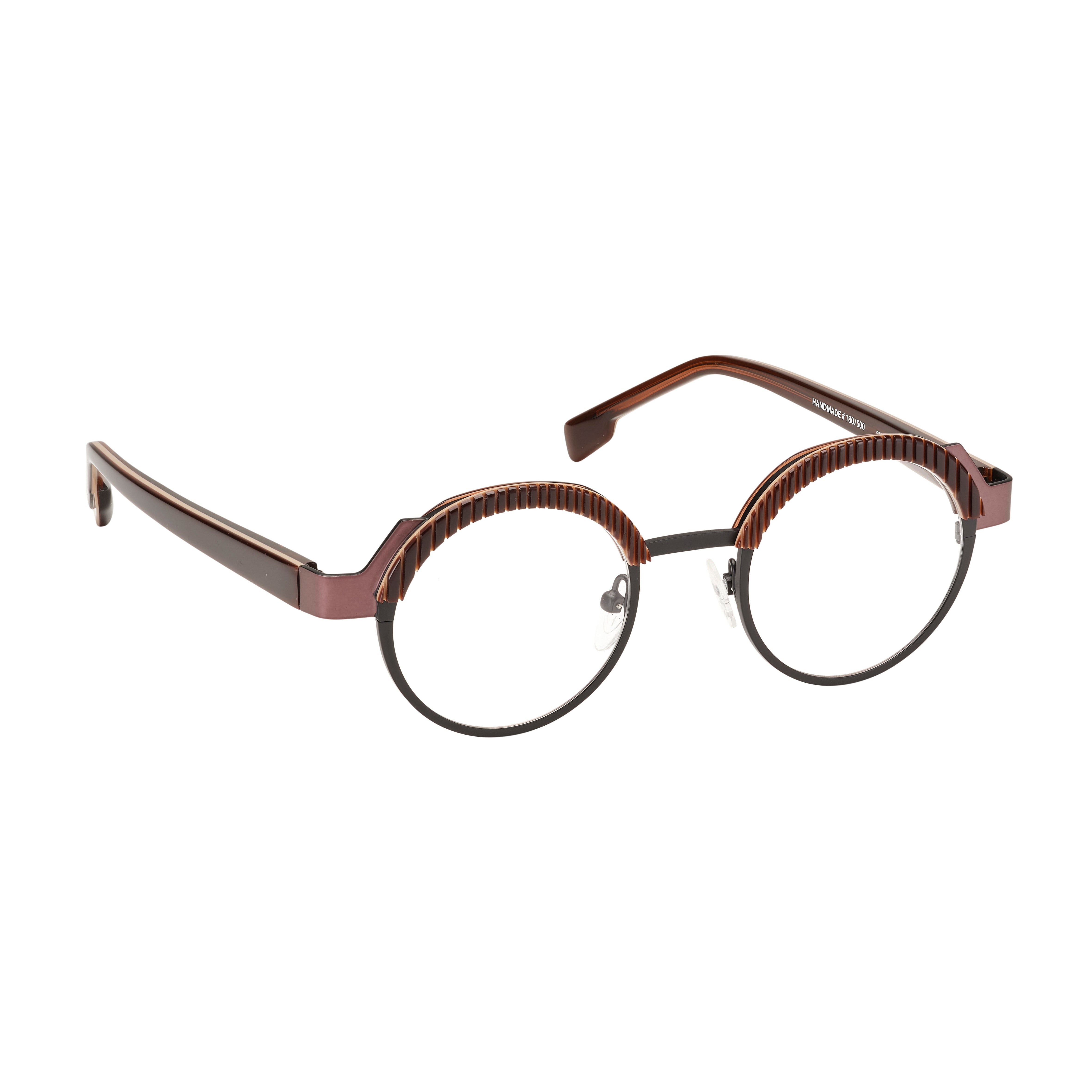 Tarian-Smiley-round-eyewear-brown-beige