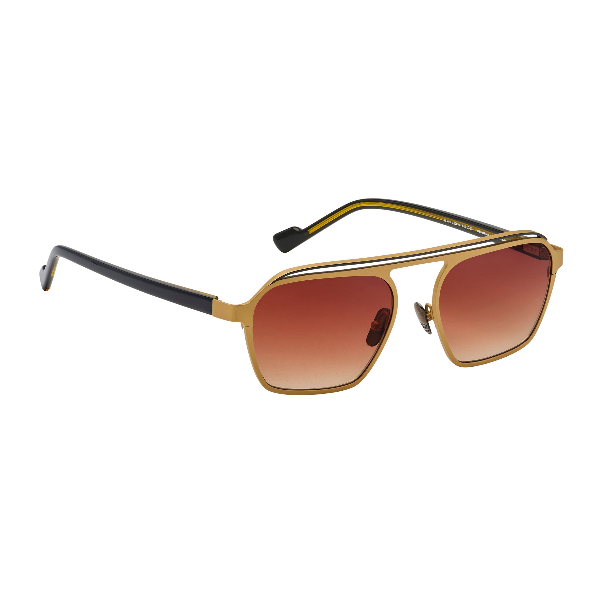 Tarian-Mukojima-pilot-sunglasses-gold-black