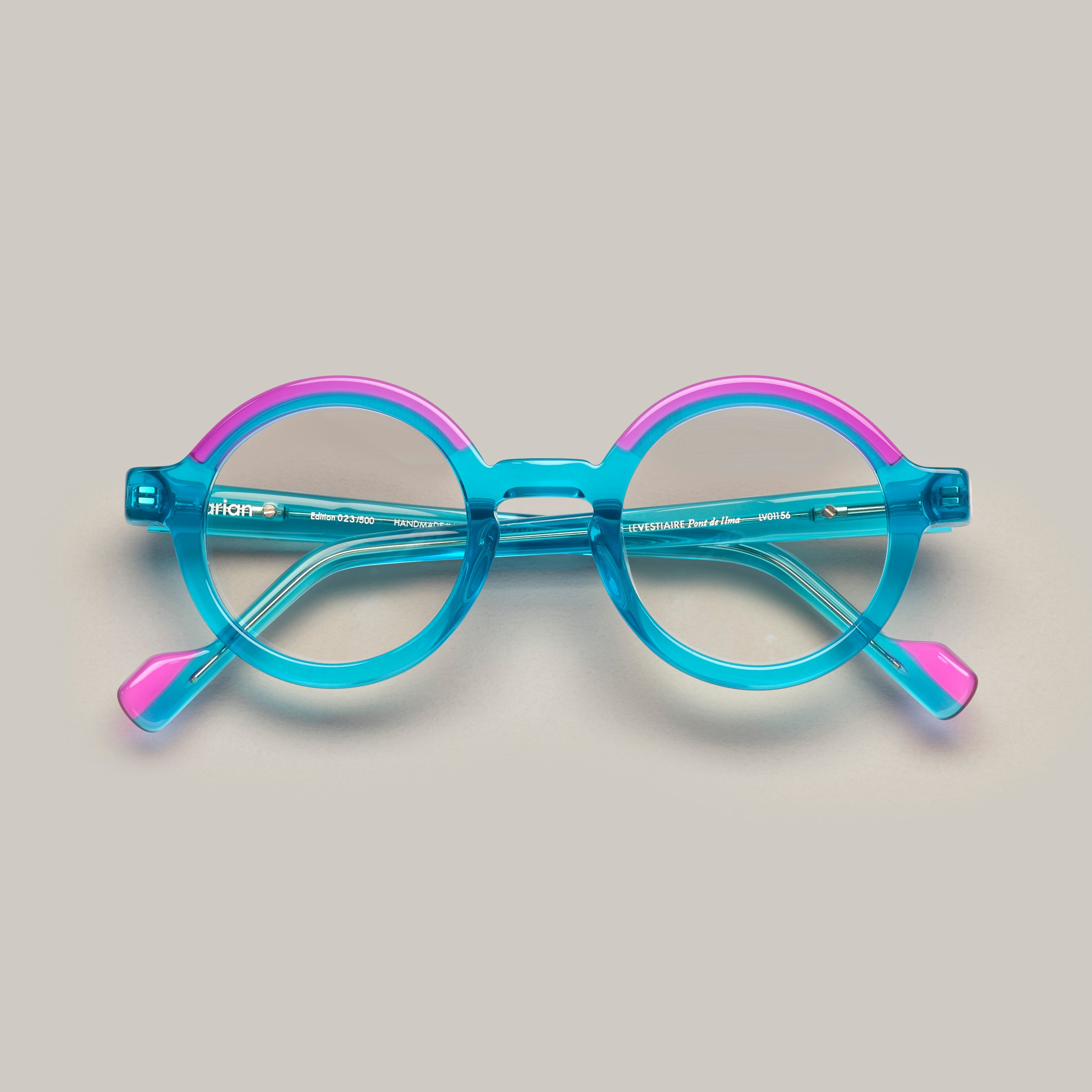 Tarian Pont de l'Alma clear green/blue and pink eyewear