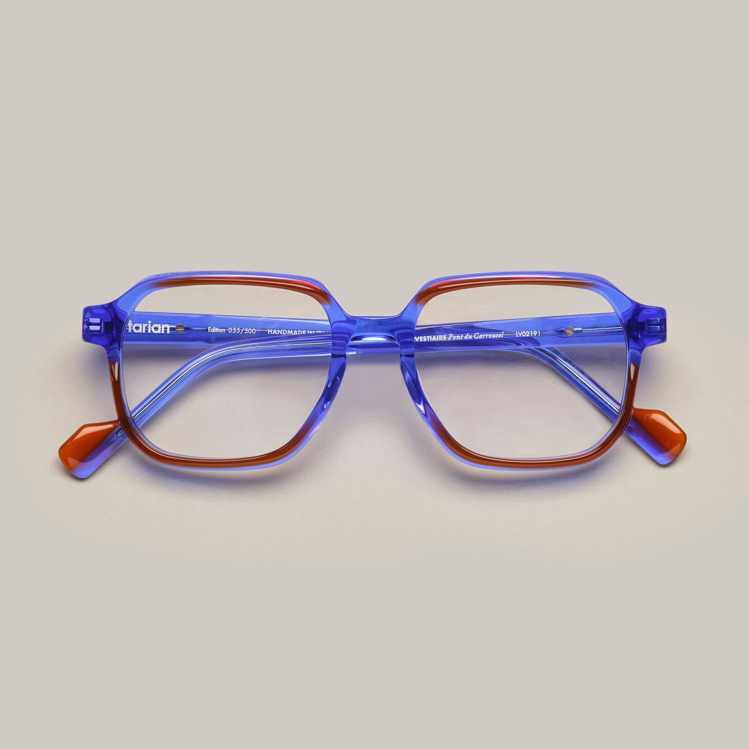 Tarian-Pont-du-Carrousel-large-rectangle-eyewear-blue-caramel