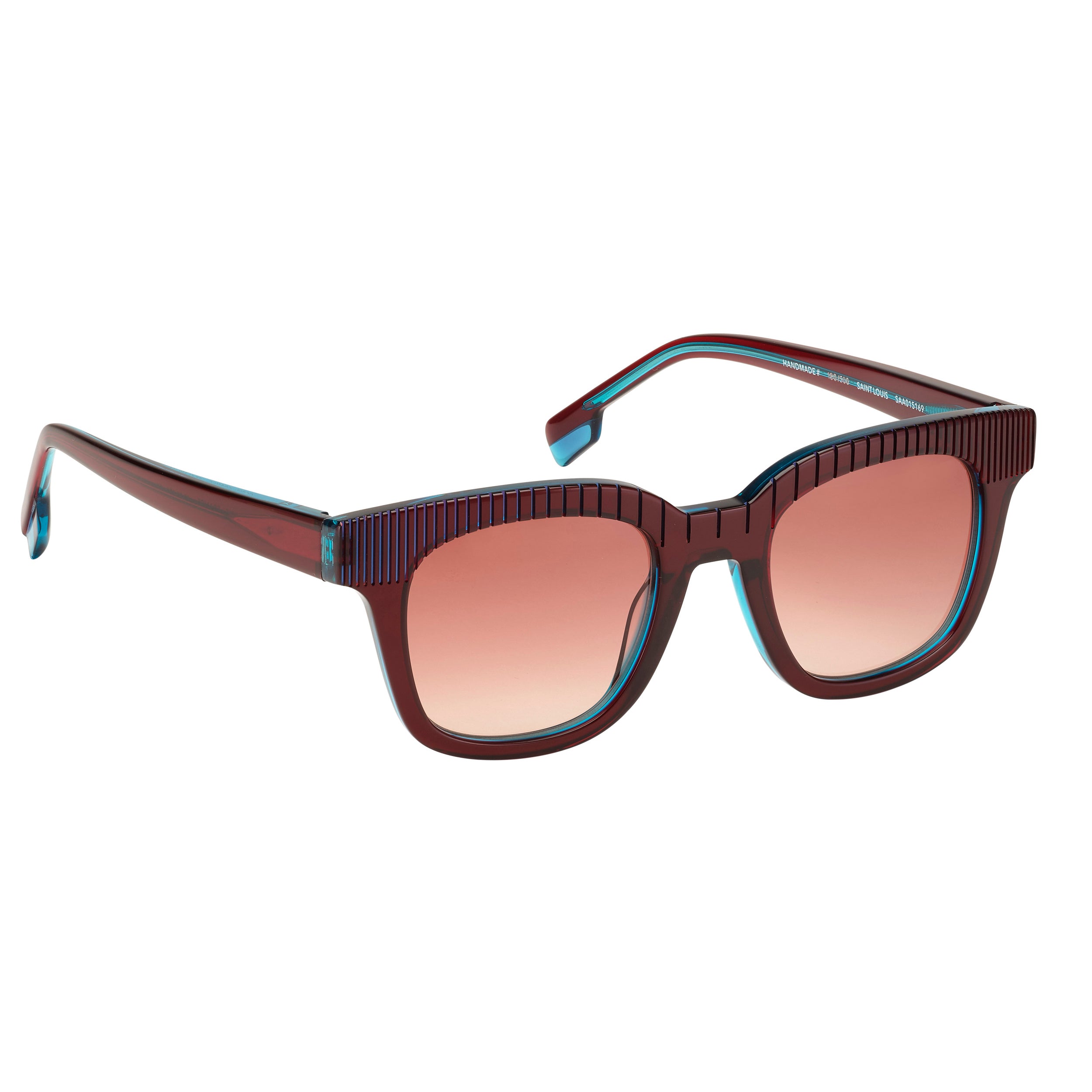 Tarian-Saint-Louis-rectangle-sunglasses-burgunndy-turquoise