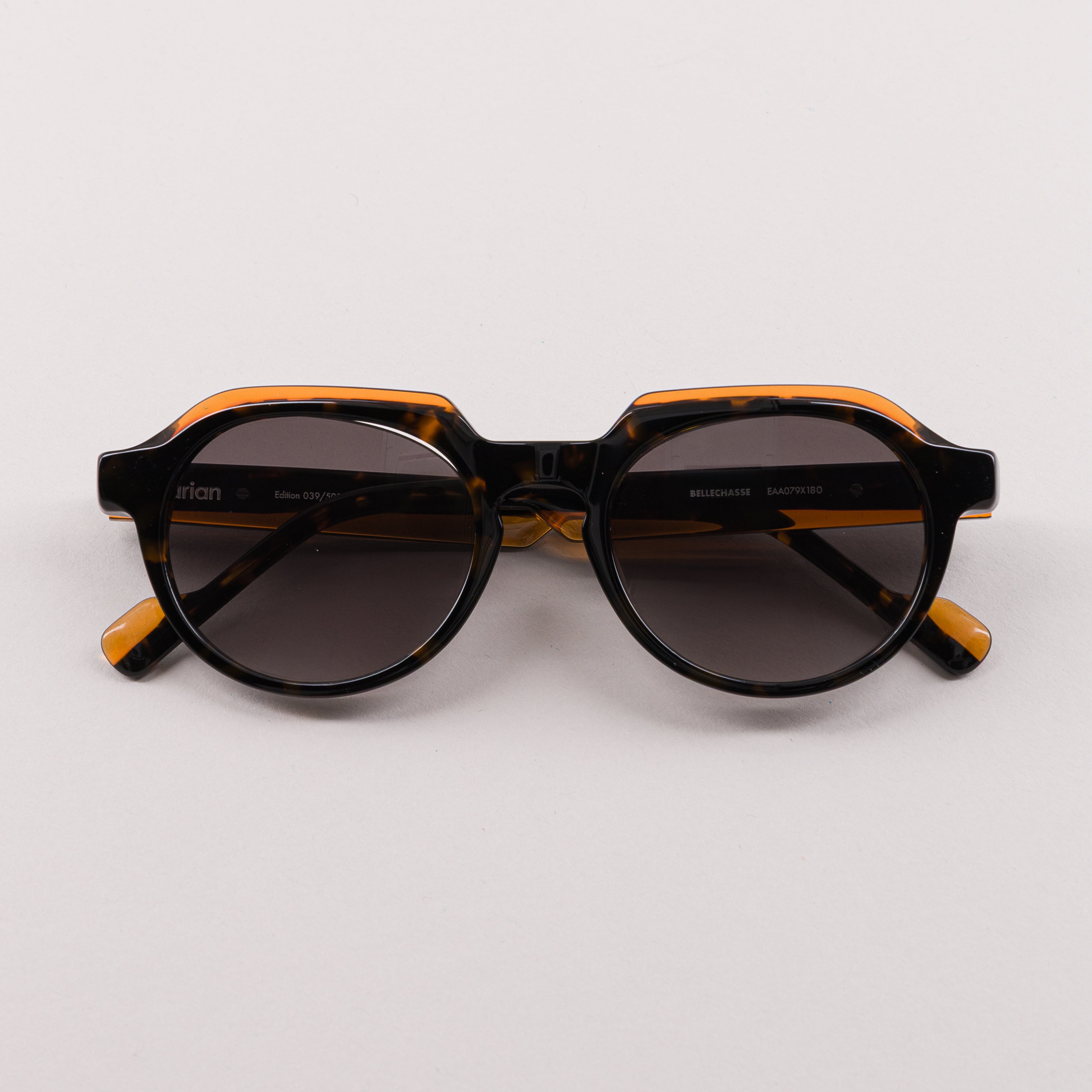 Tarian Paris — Bellechasse sun — lunettes solaire #color_Tortoise shell and orange