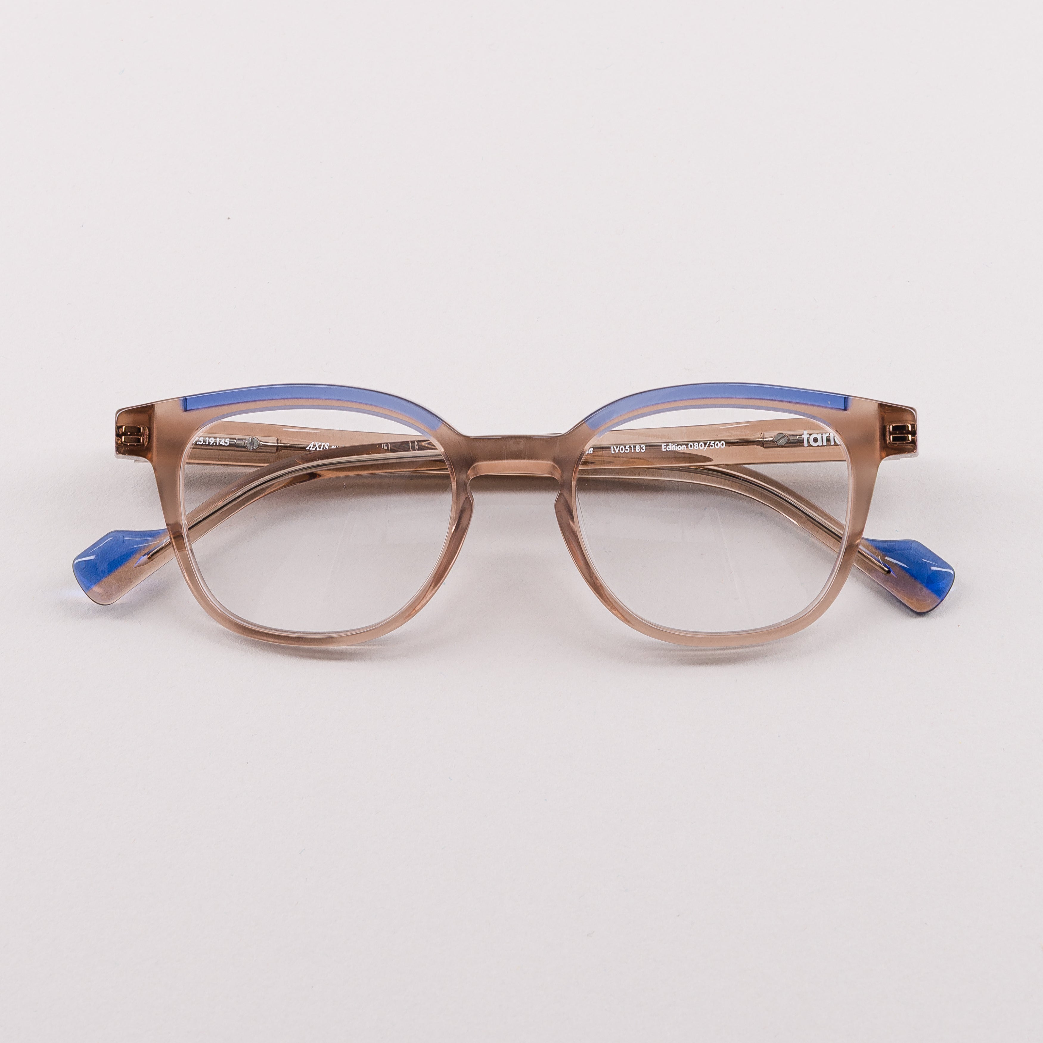 #couleur_Marron transparent et bleu