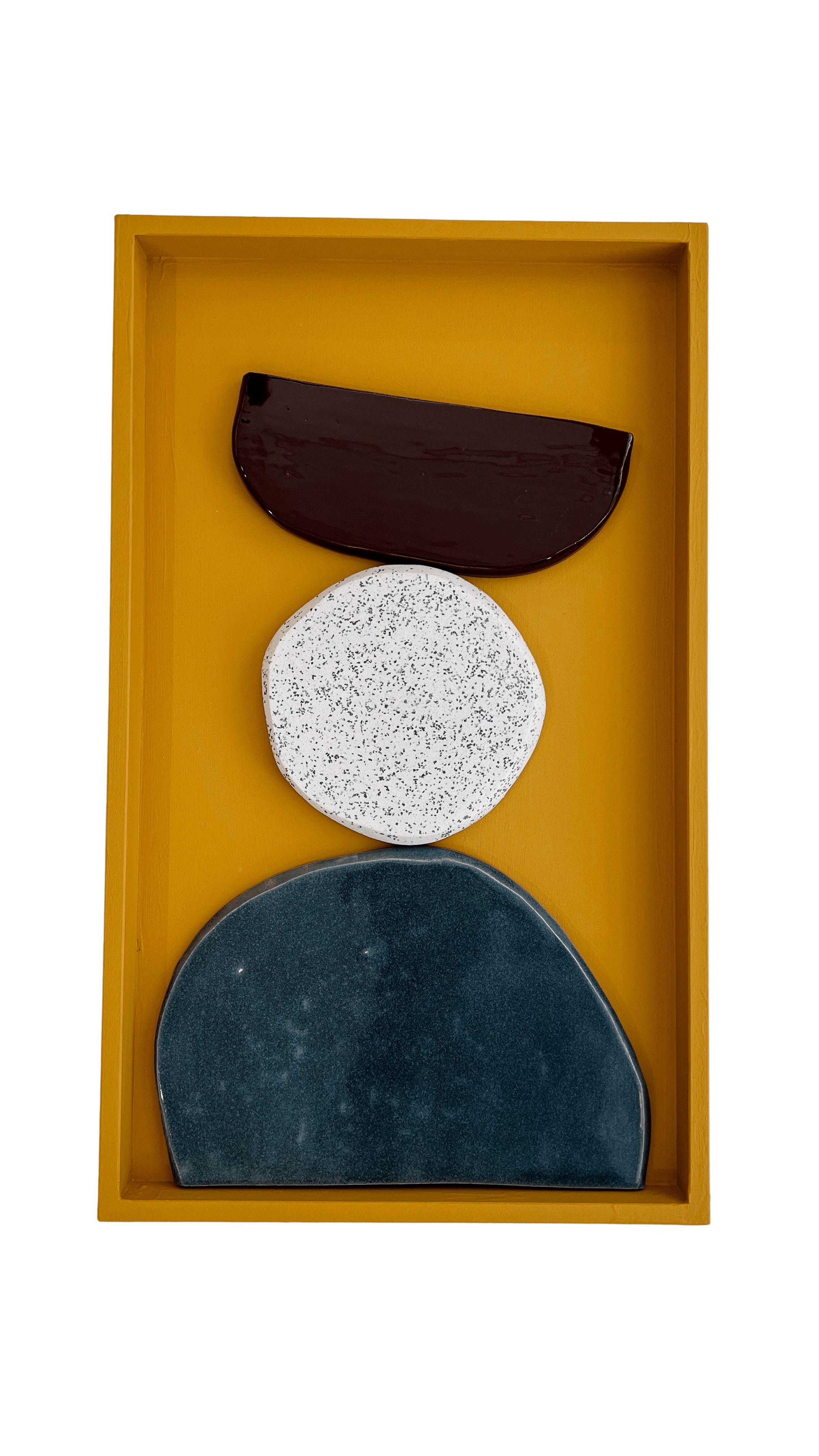 Tarian-Cielo-ceramic-frame-mustard-red-blue-casablanca