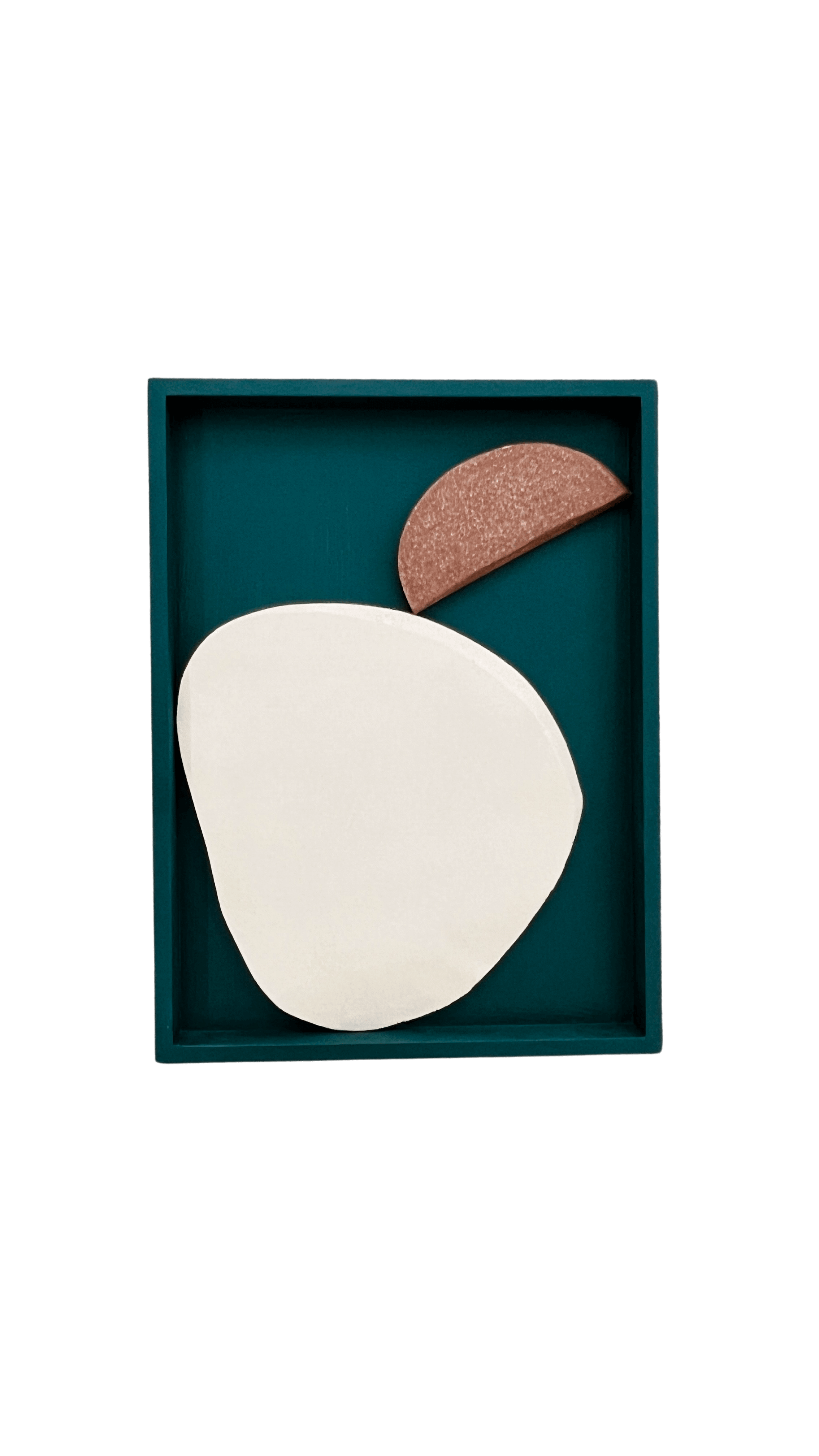 Tarian-Cielo-ceramic-frame-greenforest-white-brown