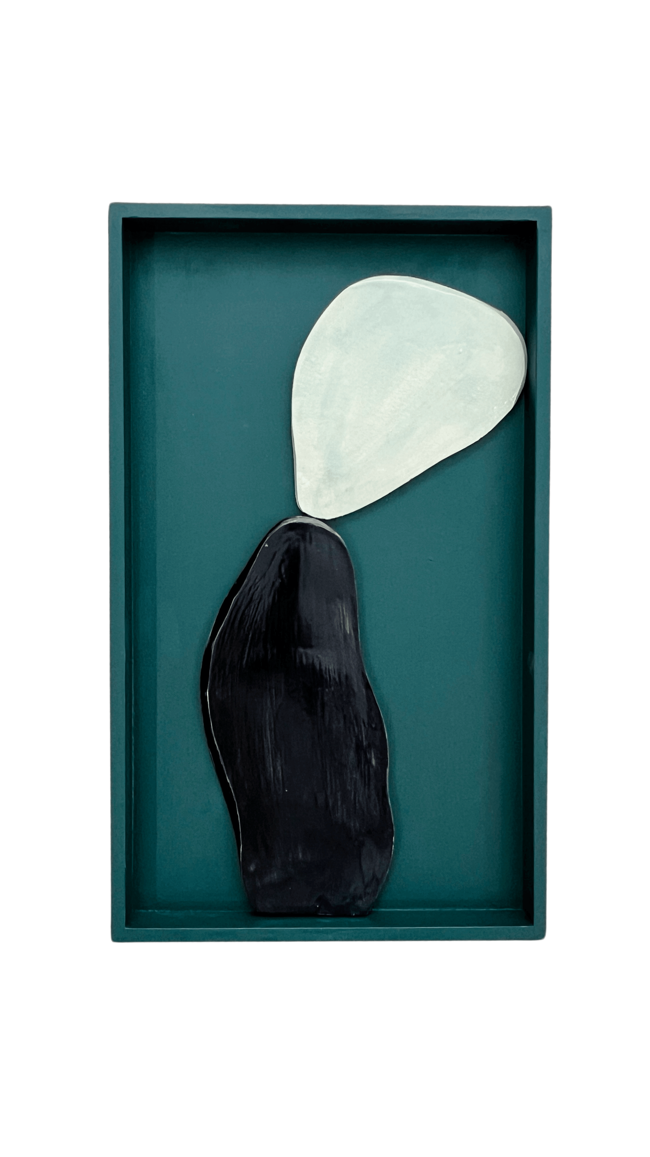 Tarian-Cielo-ceramic-frame-greenforest-white-darkblue