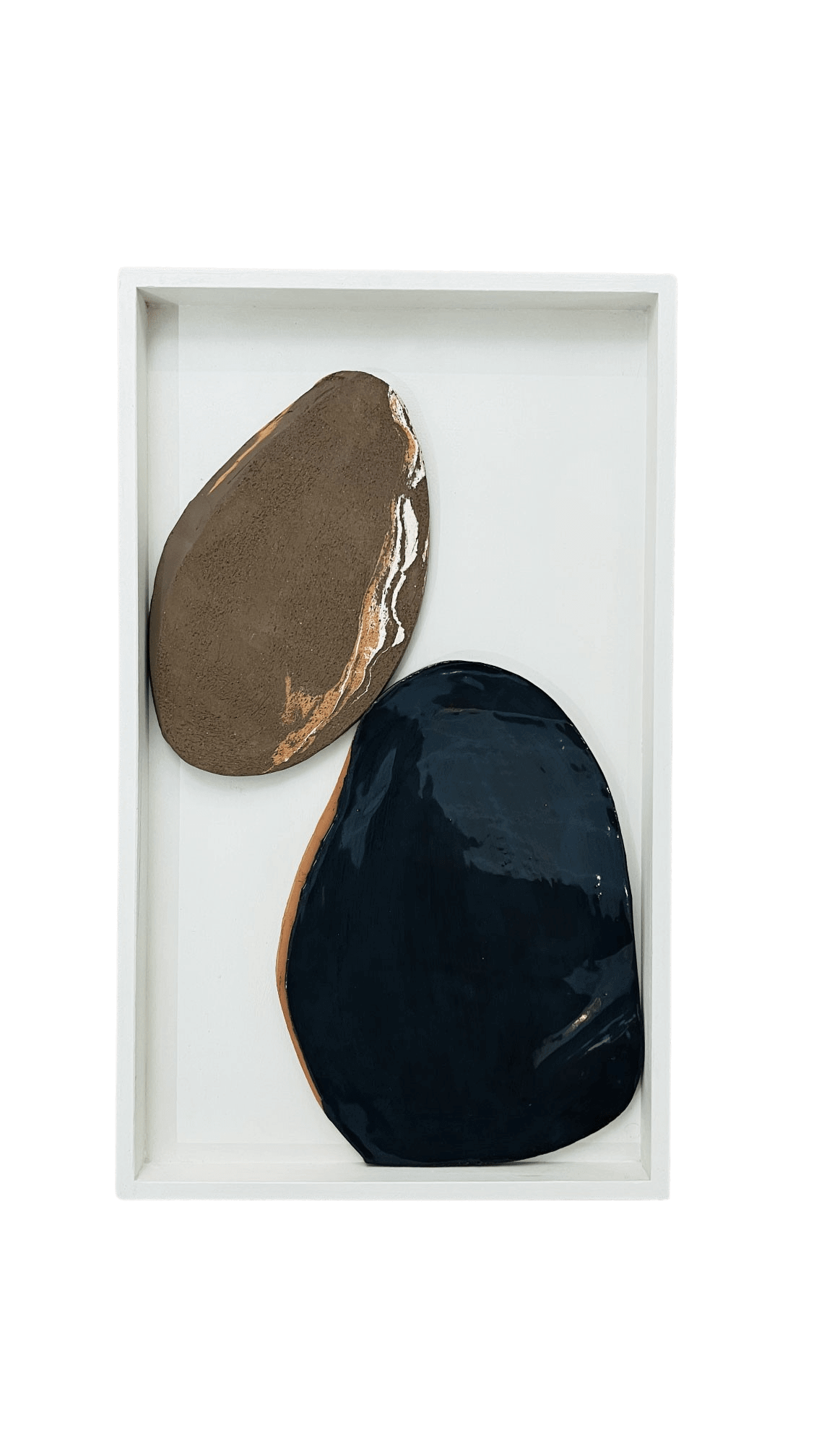 Tarian-Cielo-ceramic-frame-white-blue-grey