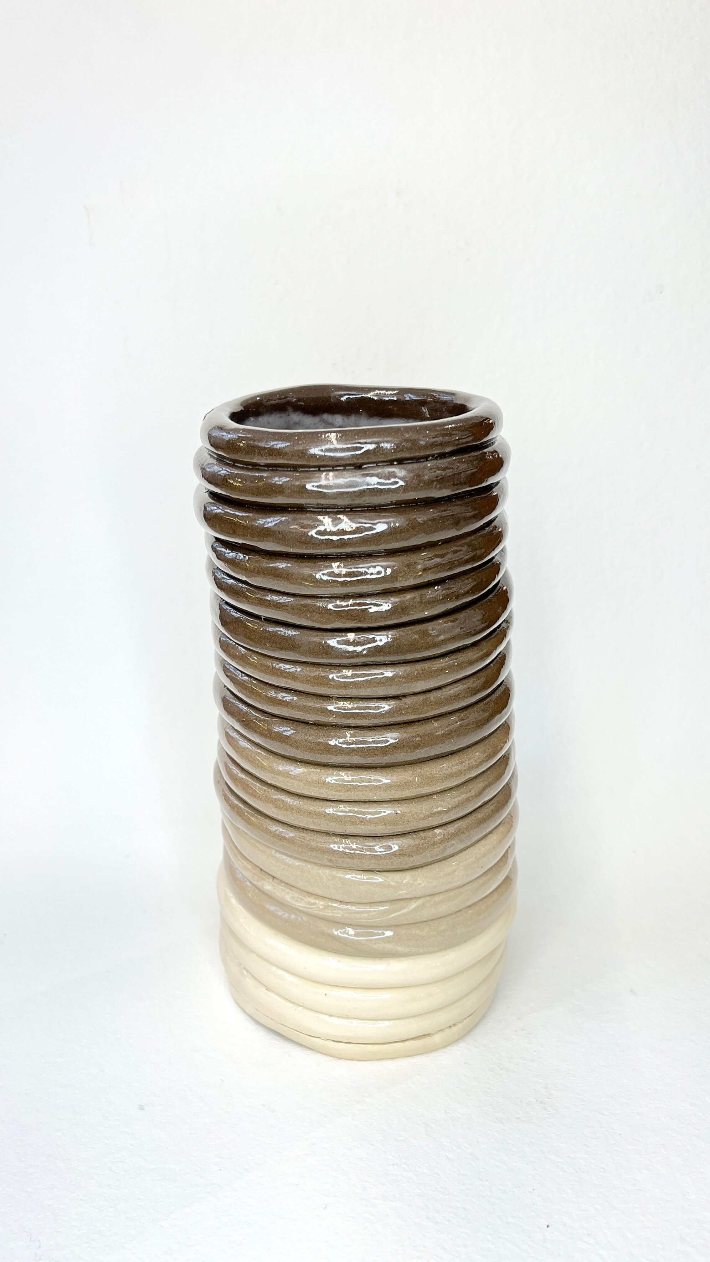 Tarian-Essentiel-ceramic-large-vase-beige-gradient-brown