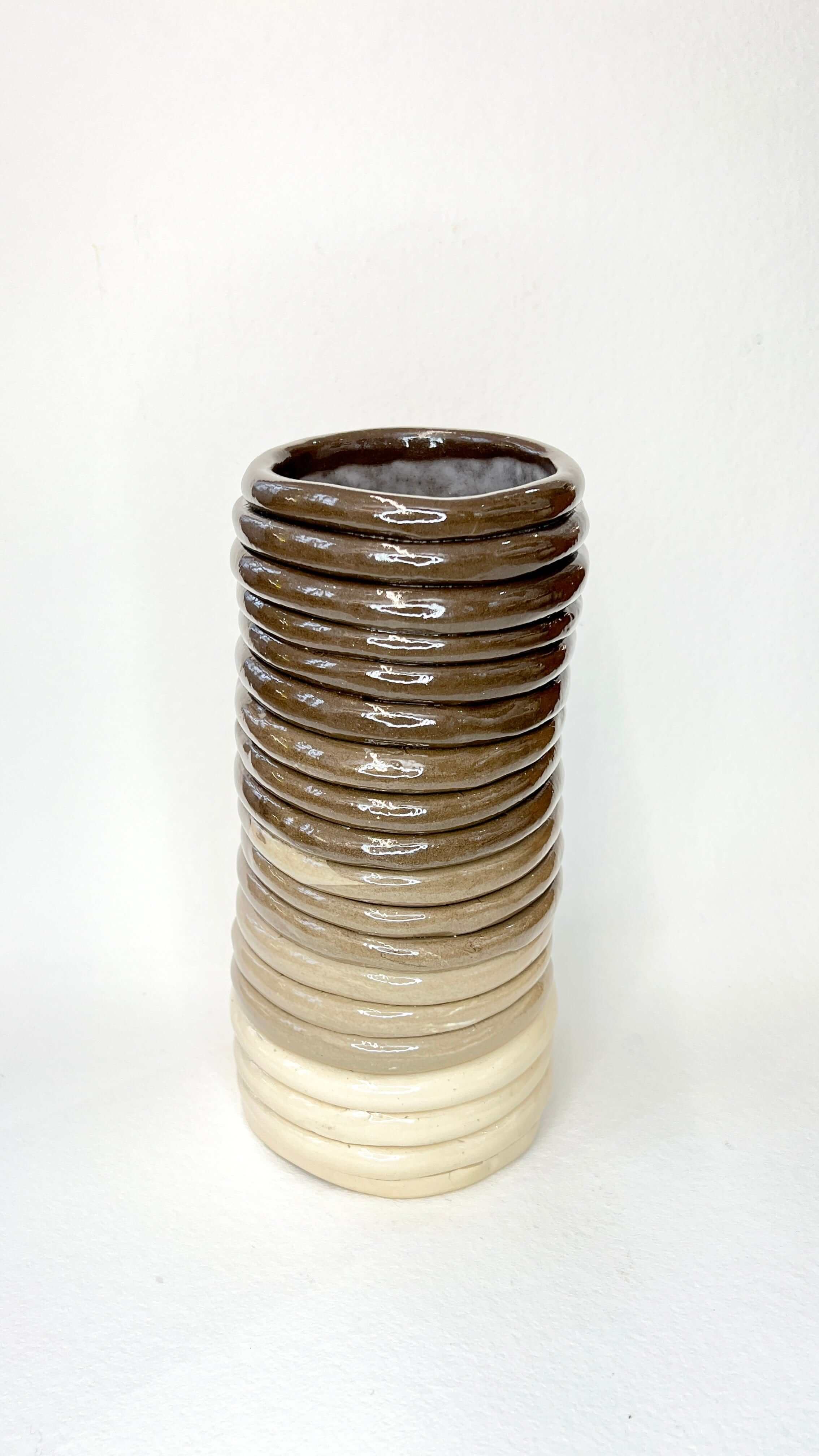 Tarian-Essentiel-ceramic-large-vase-beige-gradient-brown