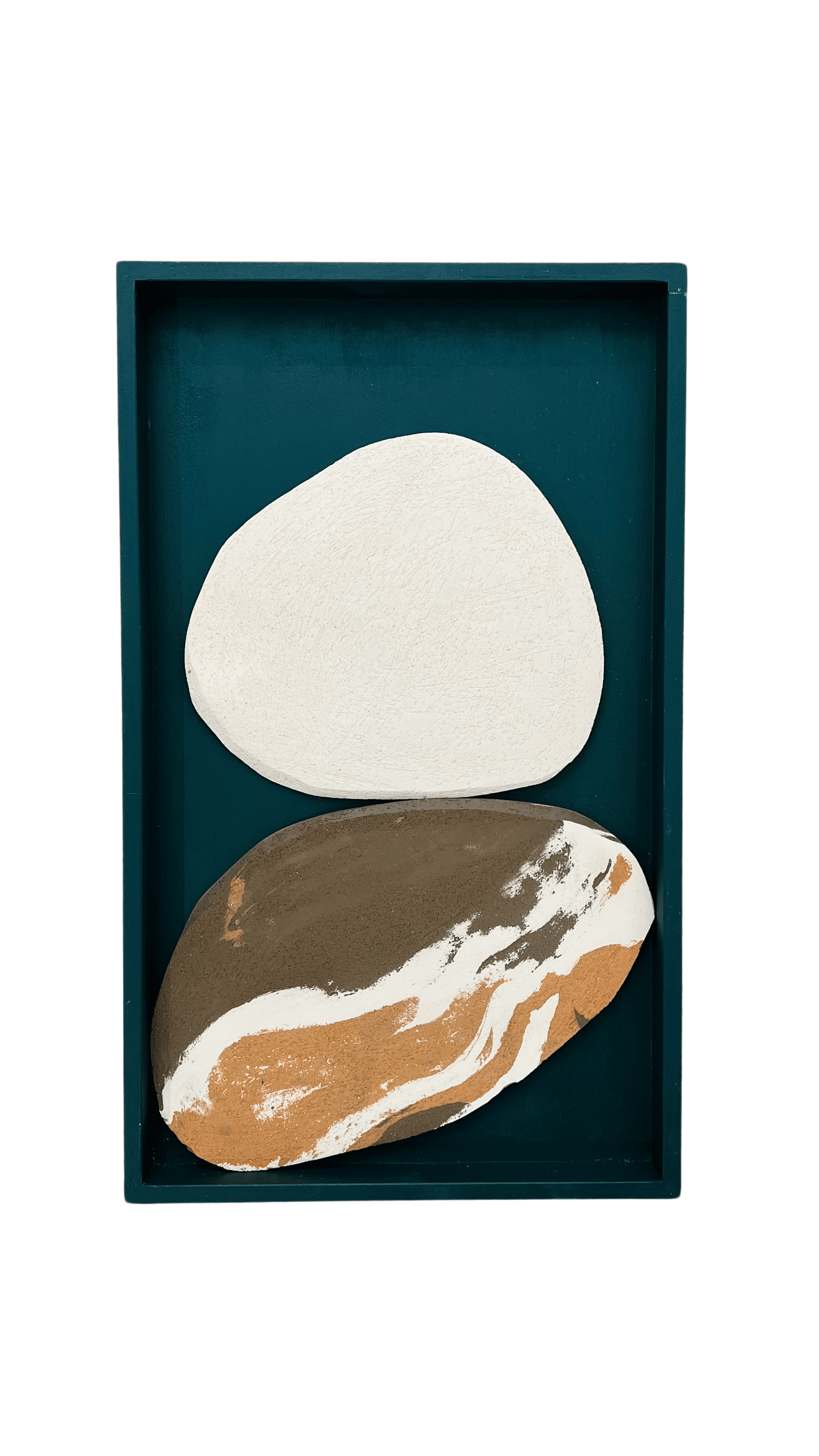 Tarian-Cielo-ceramic-frame-greenforest-white-brown