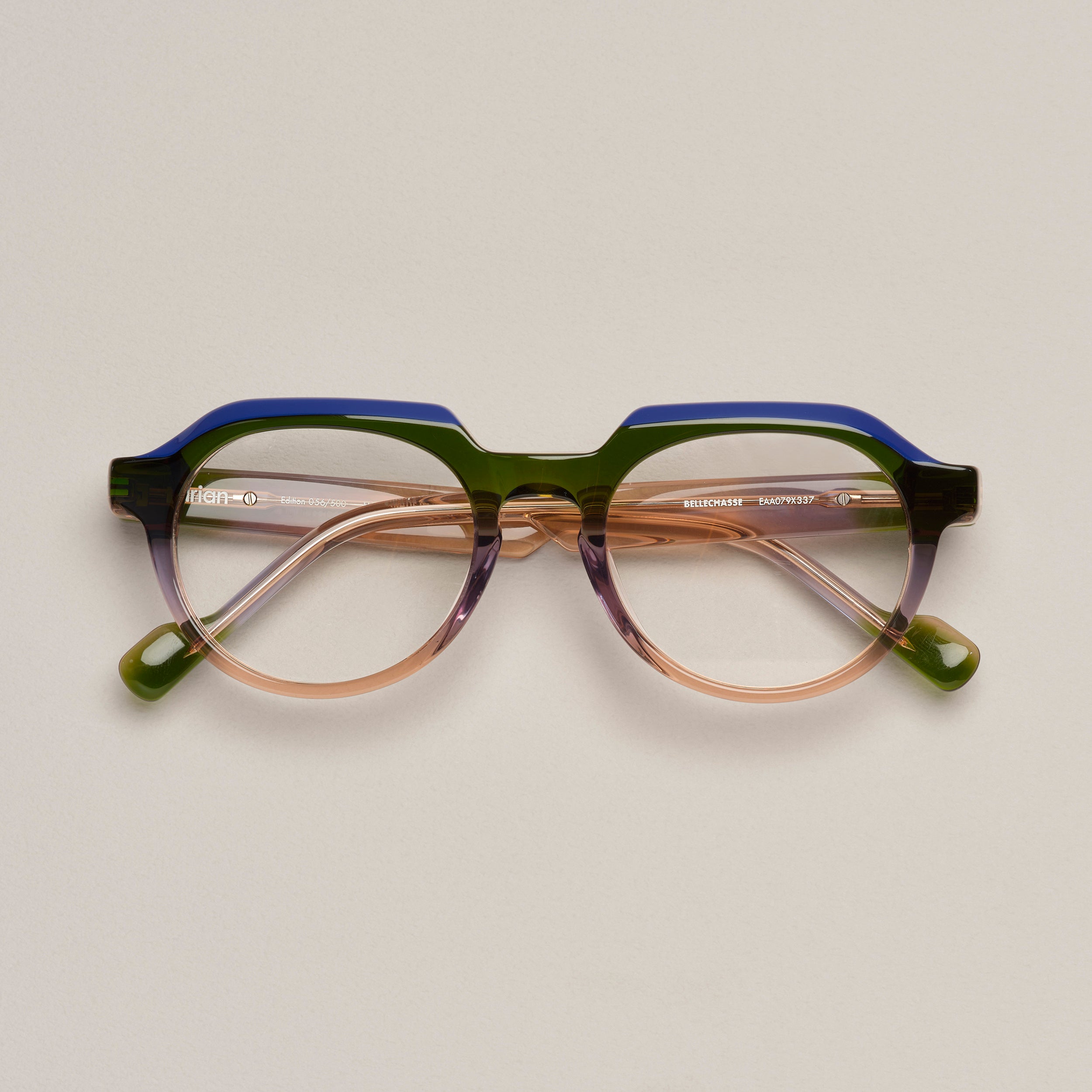 Tarian-Bellechasse-pantos-eyewear-gradient-green-blue