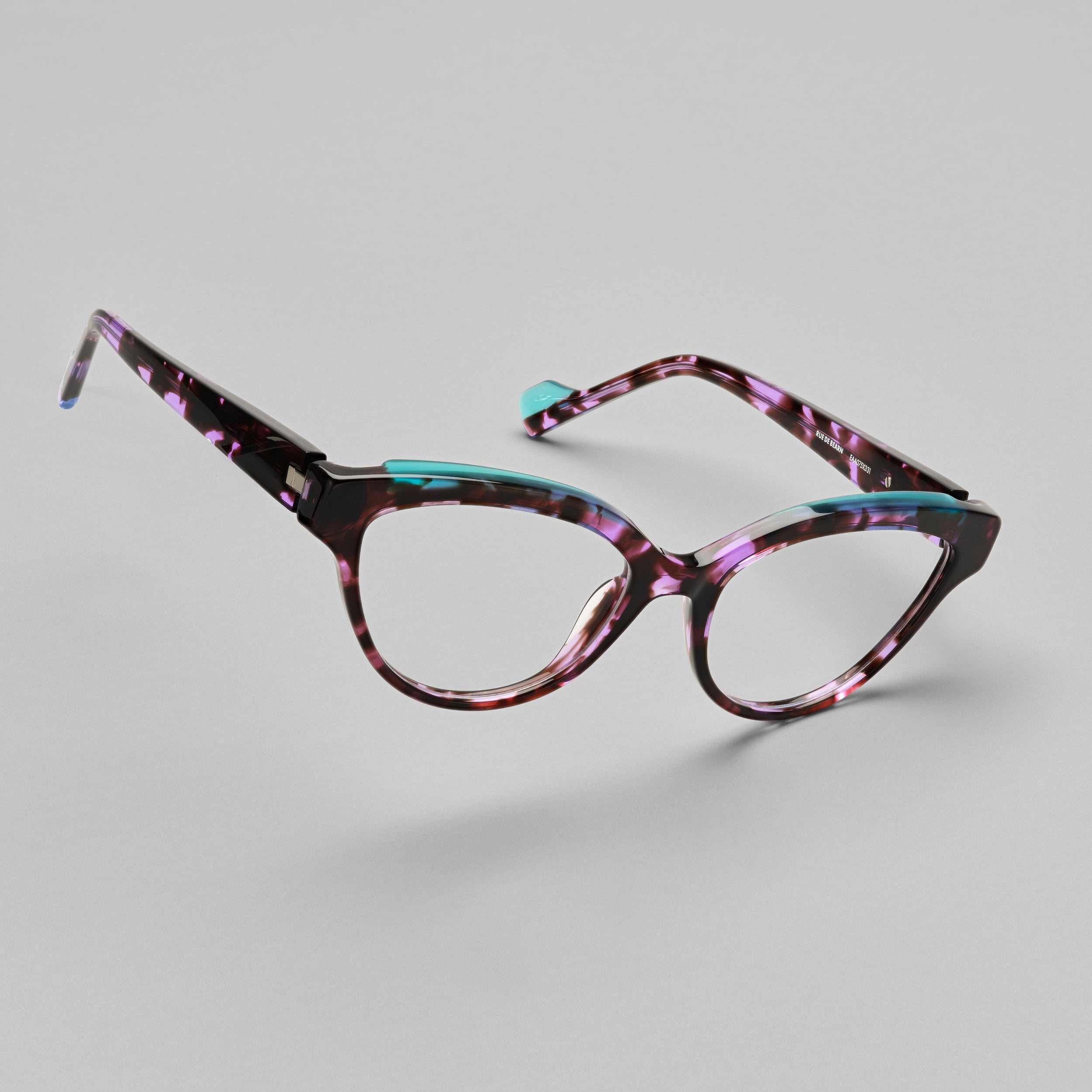Tarian-Rue-de-Bearn-cateye-eyewear-tortoiseshell-purple-turquoise