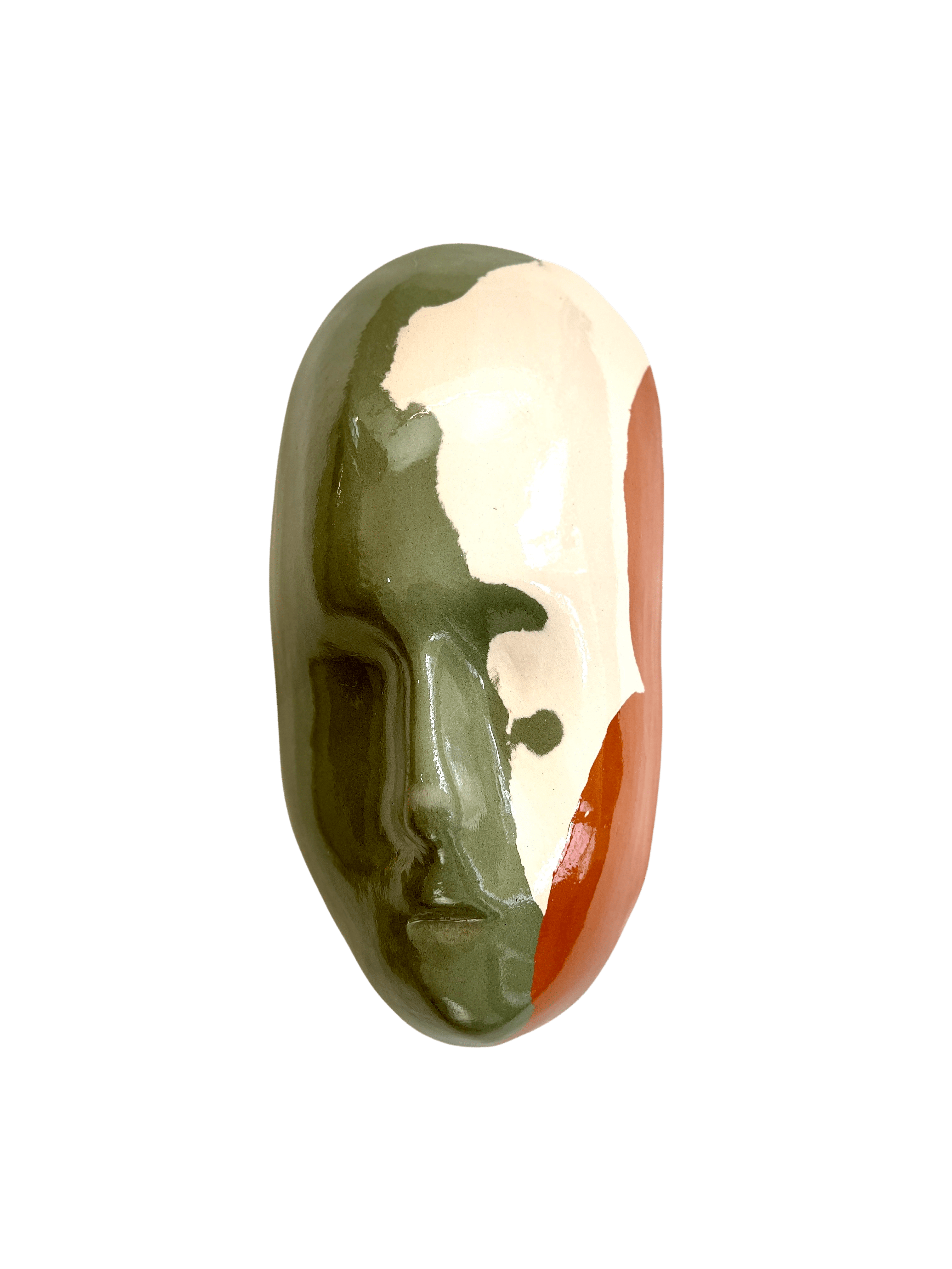 Tarian-mask-ceramic-green-orange-white