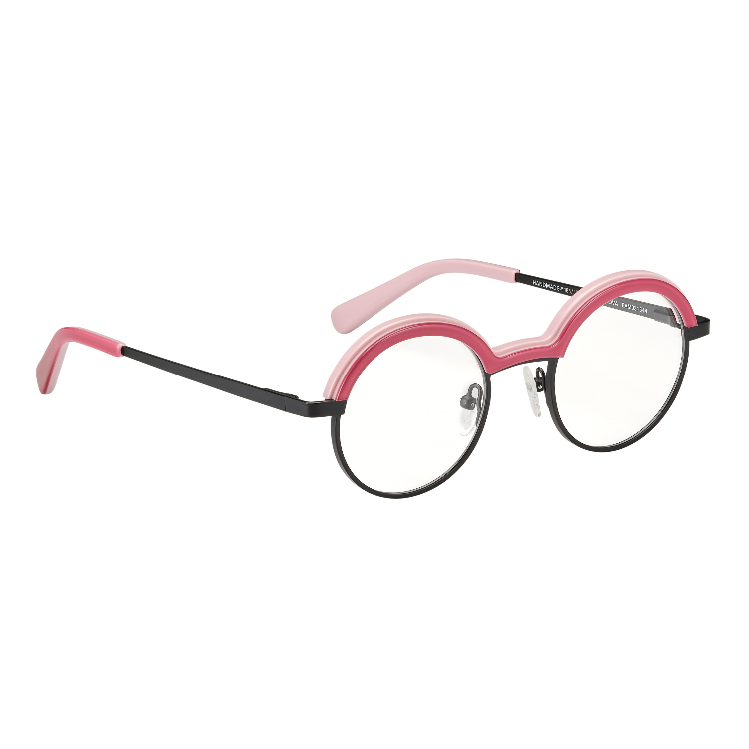 Tarian-Mantova-round-eyewear-black-pink