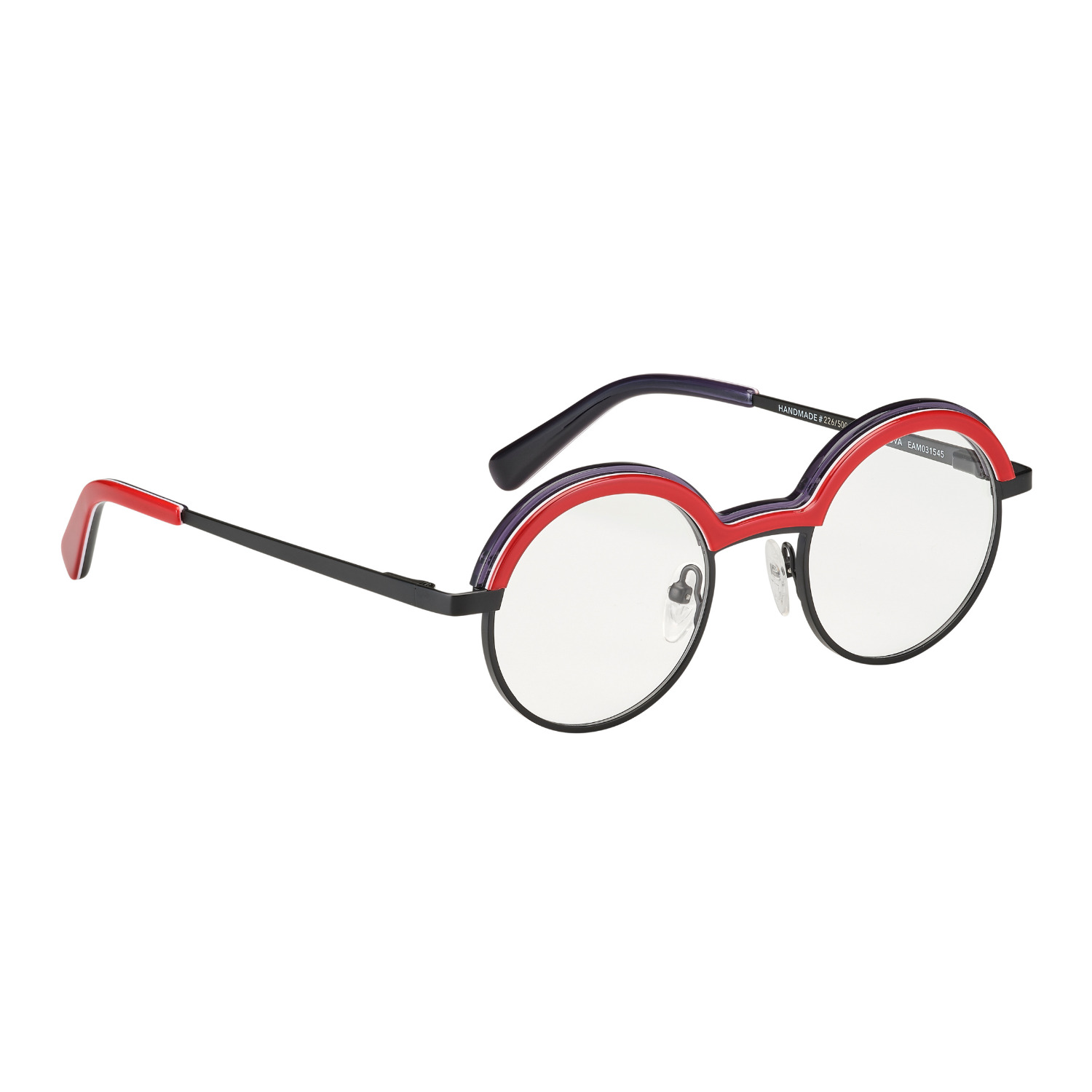 Tarian-Mantova-round-eyewear-black-red-white