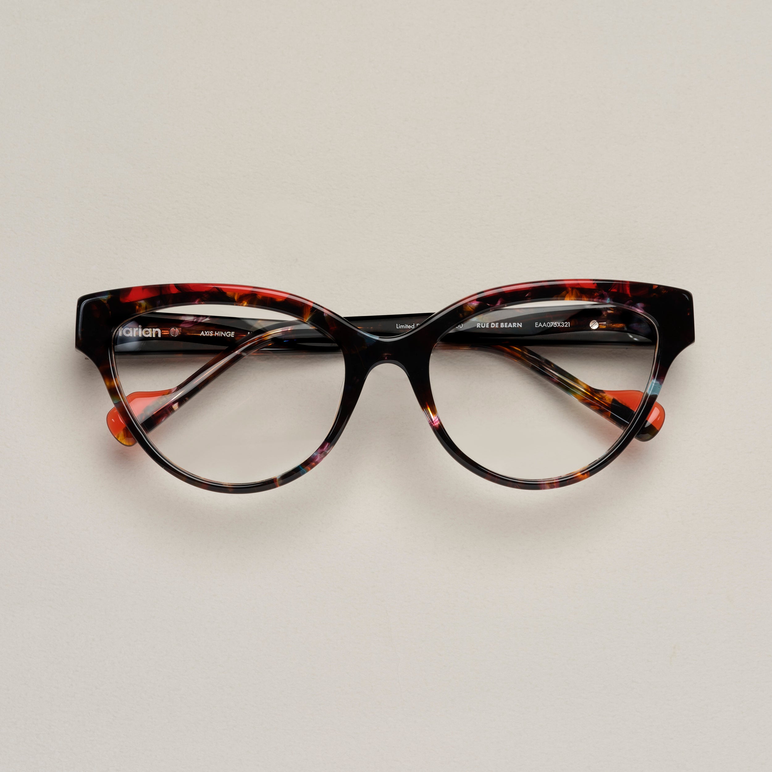 Tarian-Rue-de-Bearn-cateye-eyewear-tortoiseshell-red