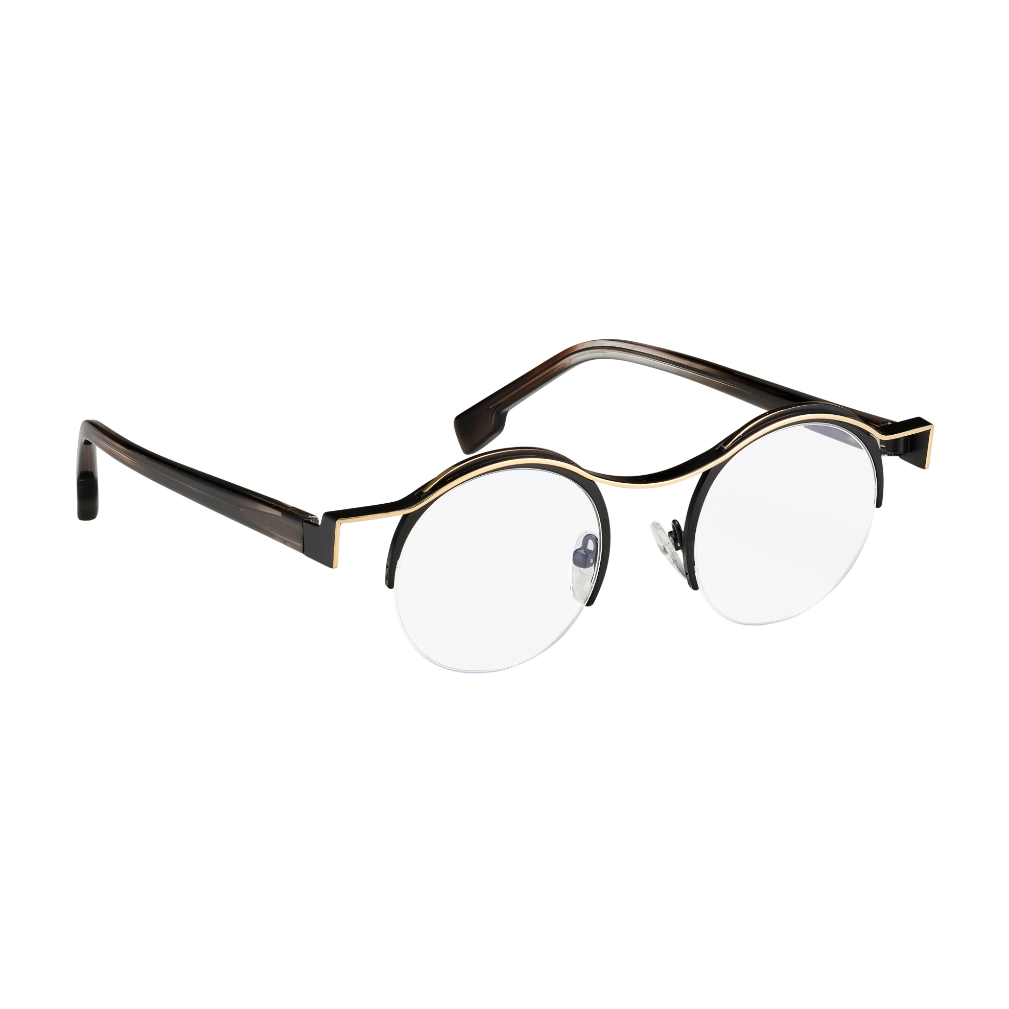 Tarian-Caprice-round-eyewear-brown-turtleshell-gold