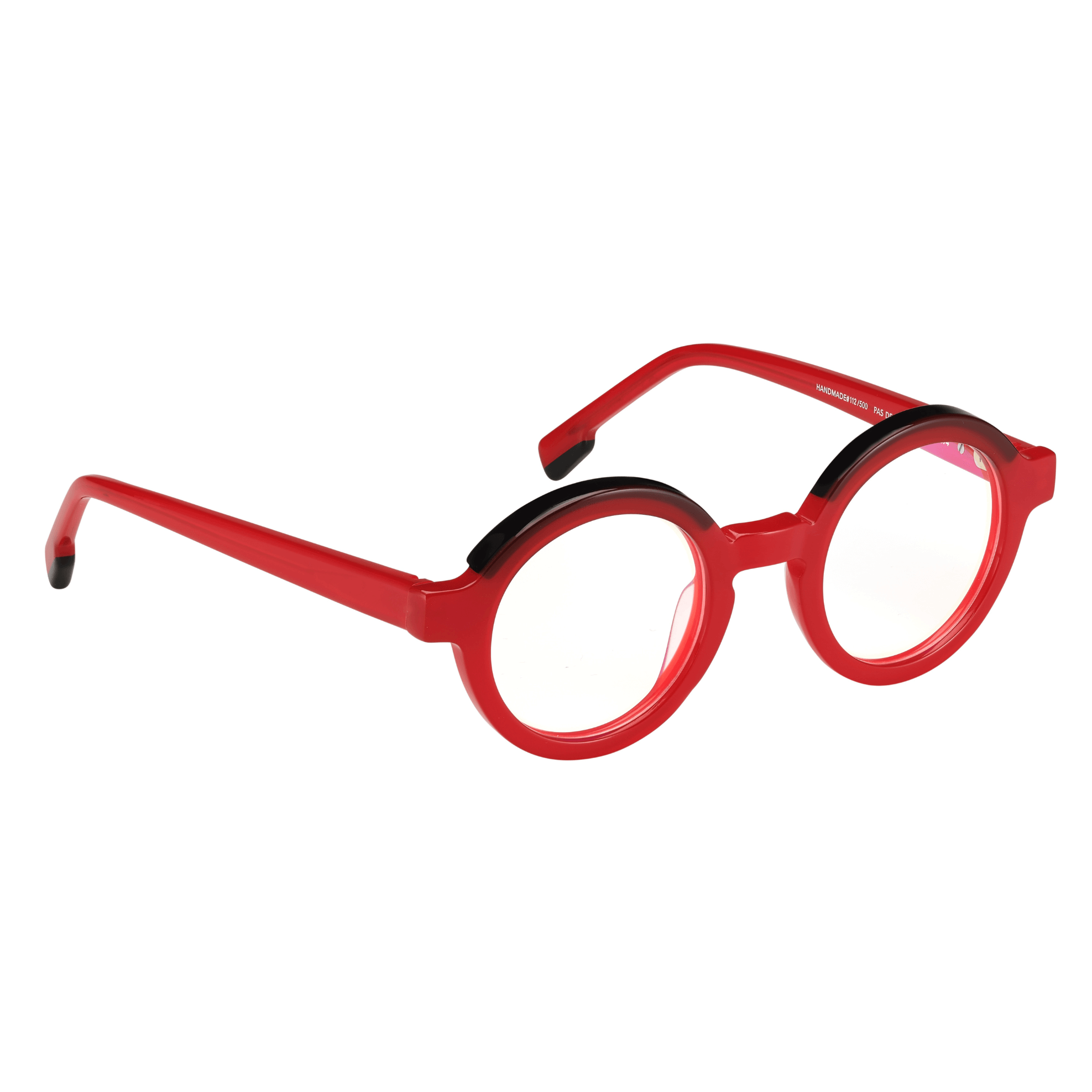 Tarian-Pas-de-la-Mule-round-eyewear-red-black