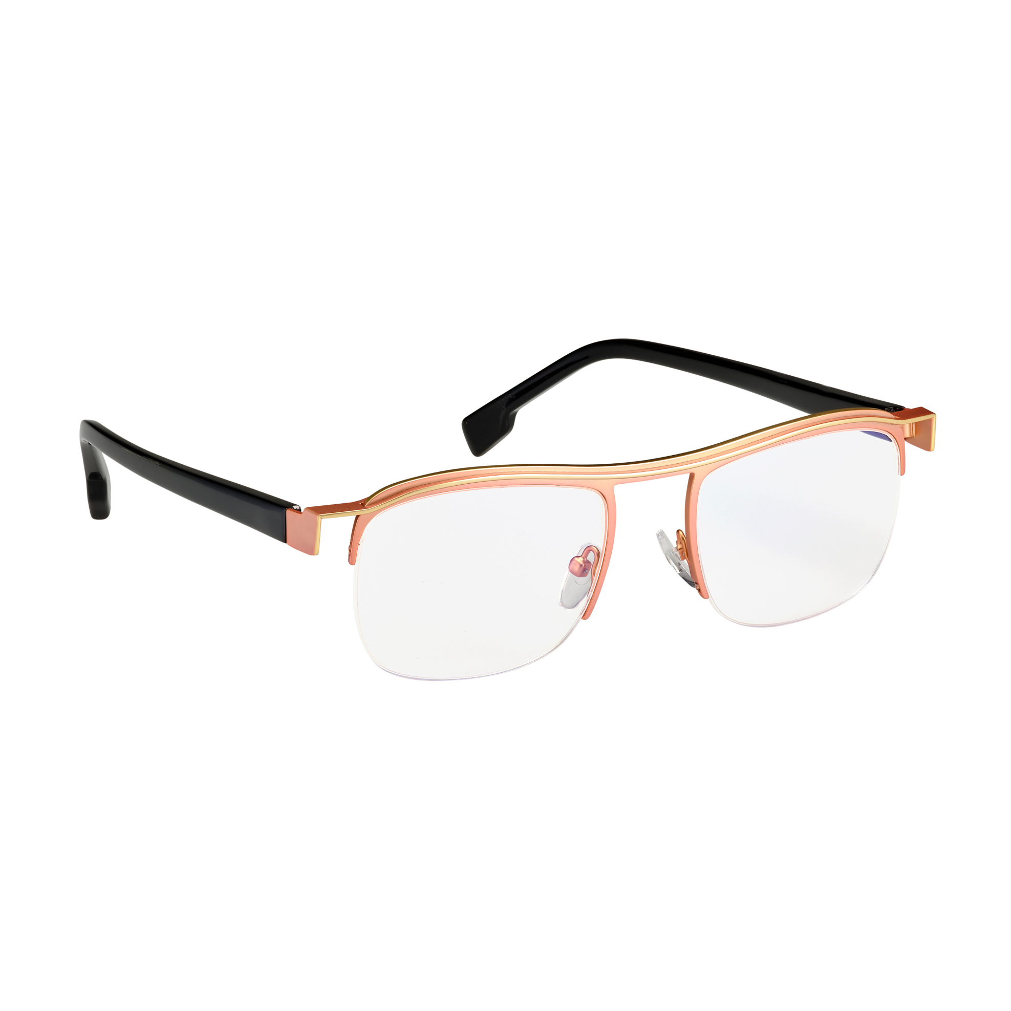 Tarian-Caprice-rectangle-eyewear-black-pink-gold