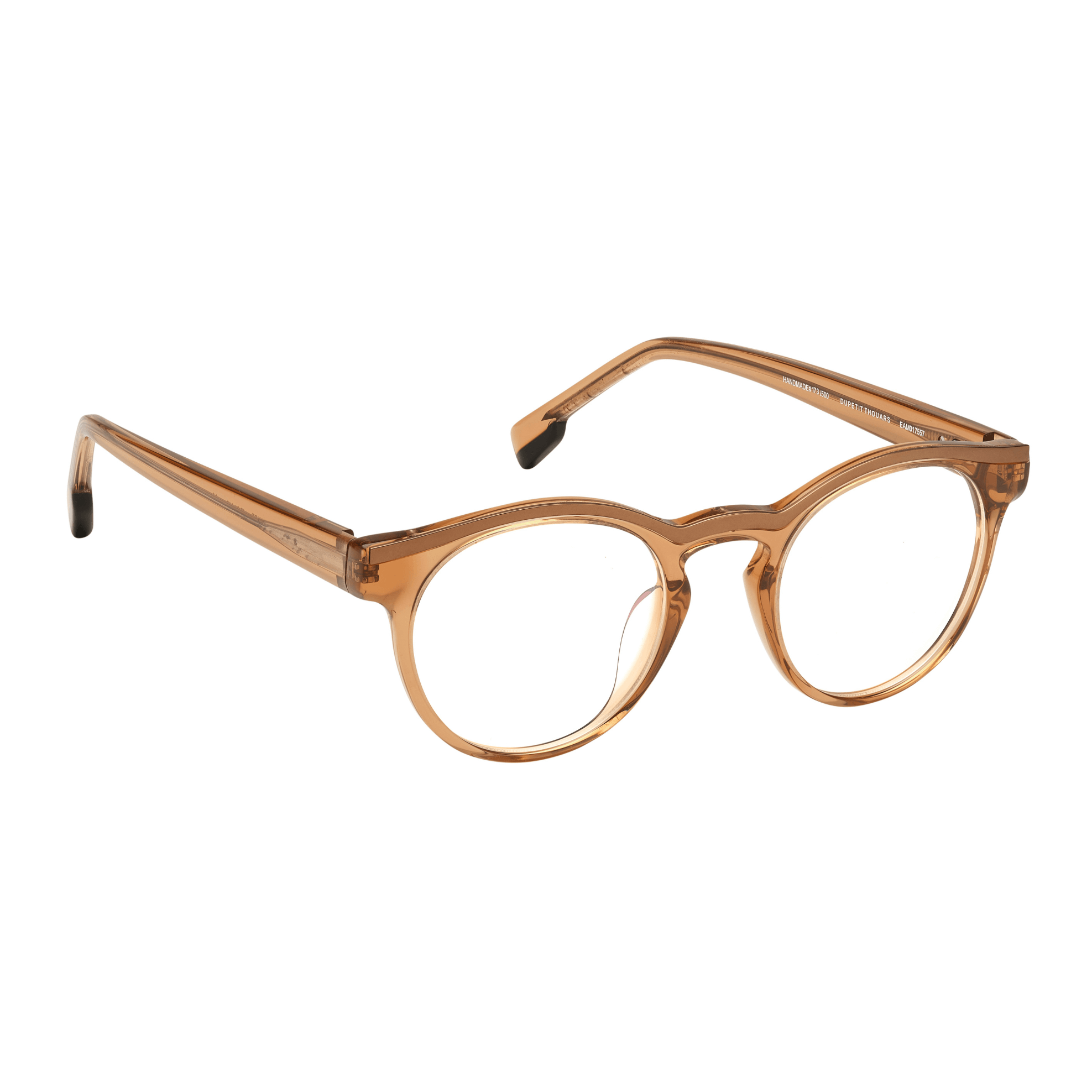 Tarian-Dupetit-Thouars-round-eyewear-clear-brown