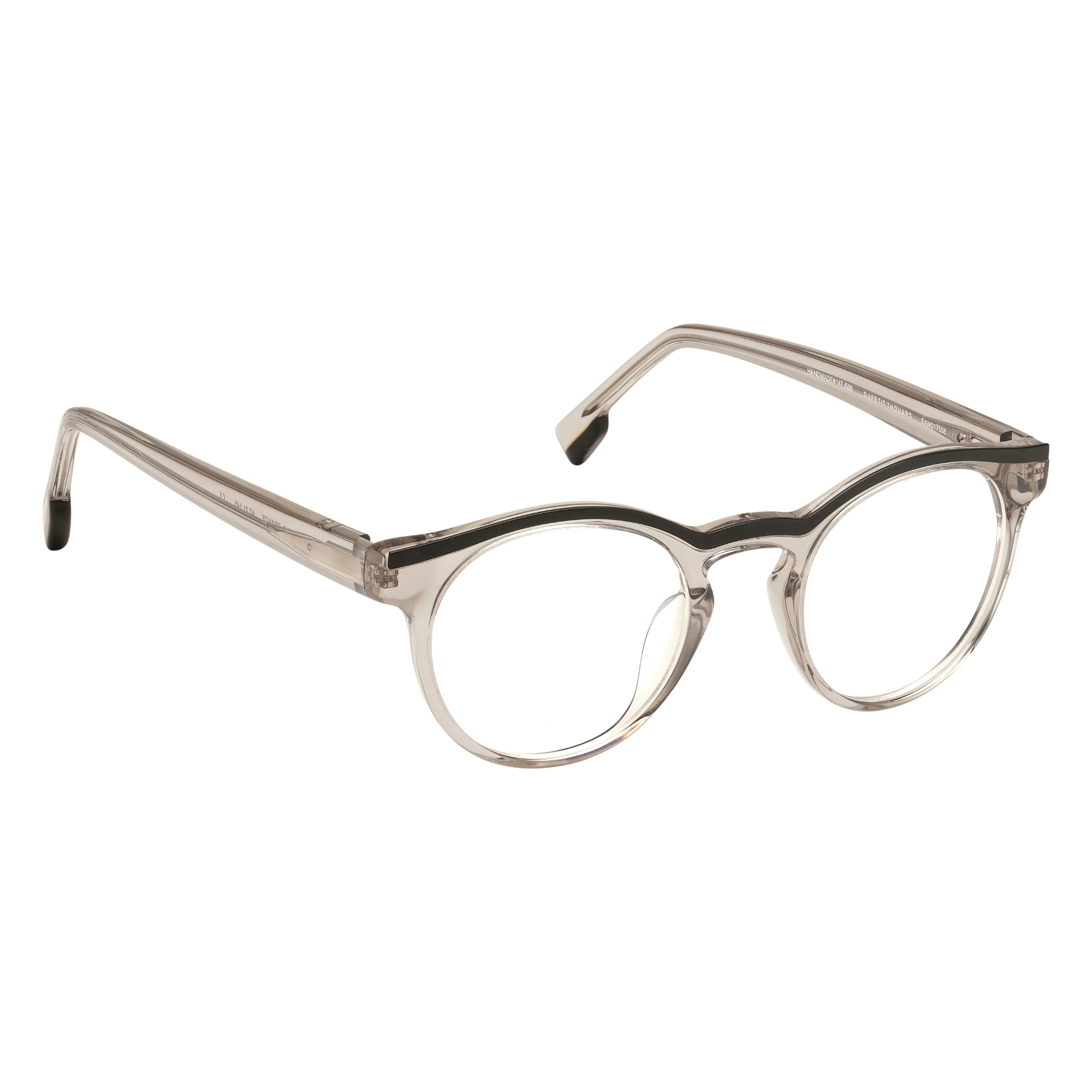 Tarian-Dupetit-Thouars-round-eyewear-cleargrey-black