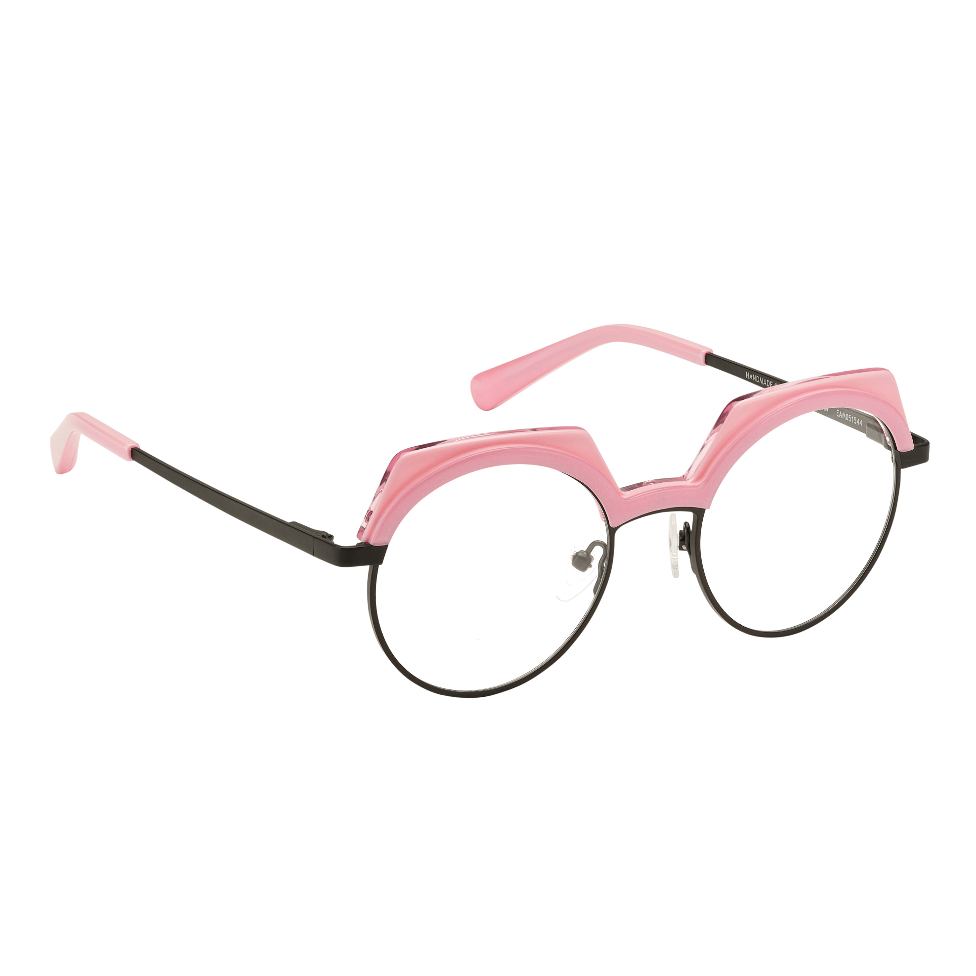 Tarian-Ischia-round-eyewear-pink-black