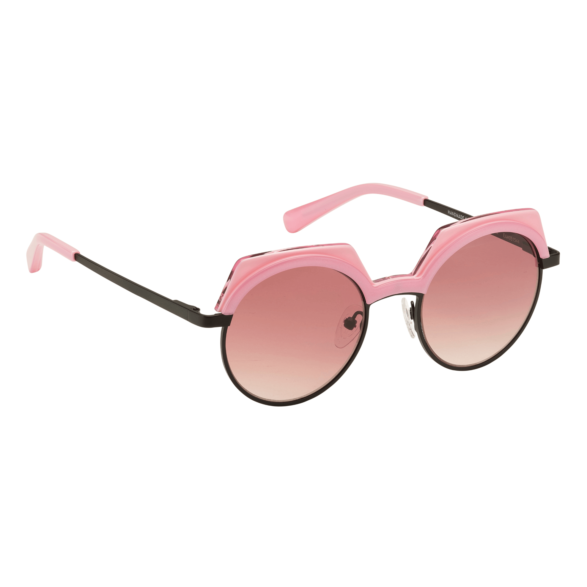 Tarian-Ischia-round-sunglasses-pink-black