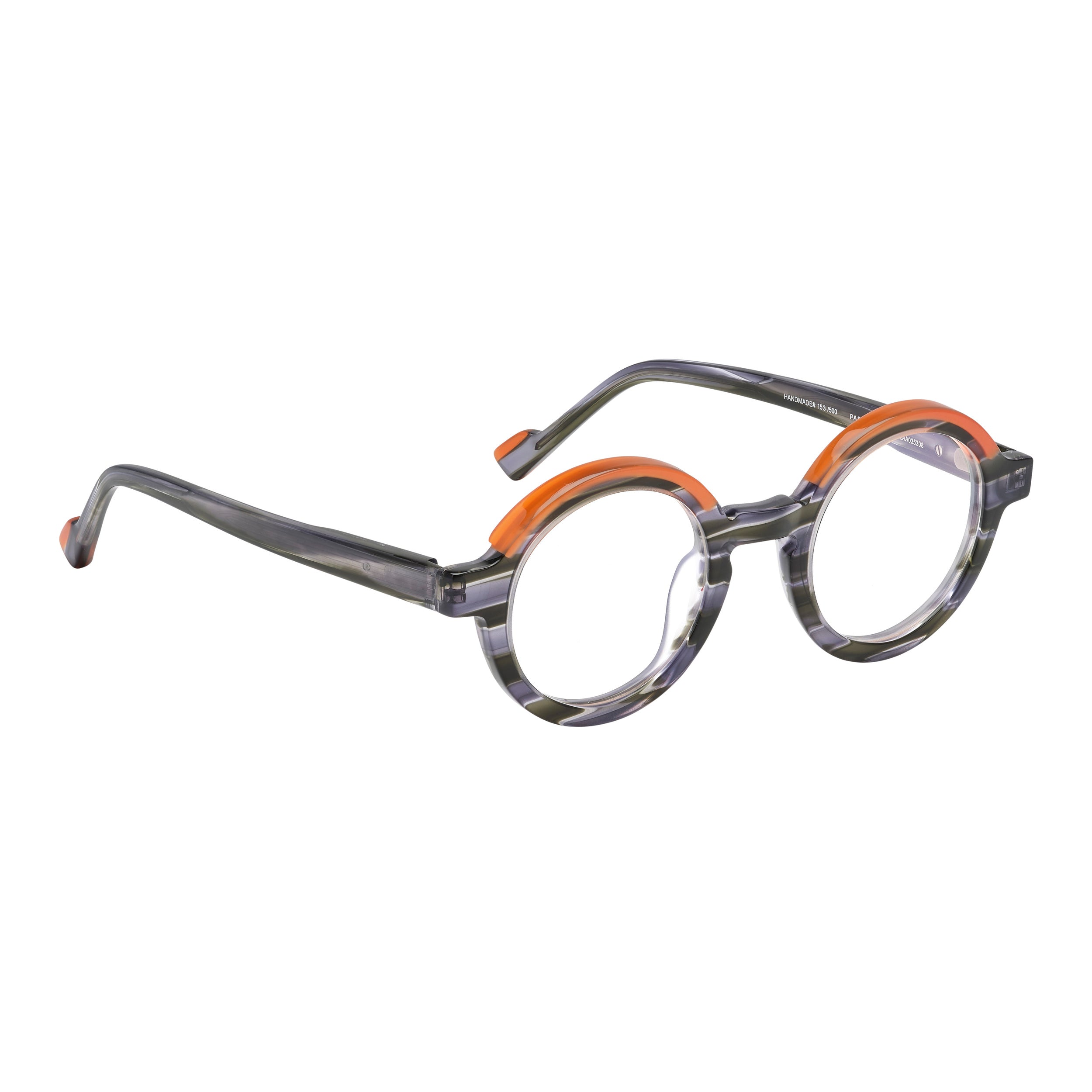 Tarian-Pas-de-la-Mule-round-eyewear-grey-green-stripes-orange