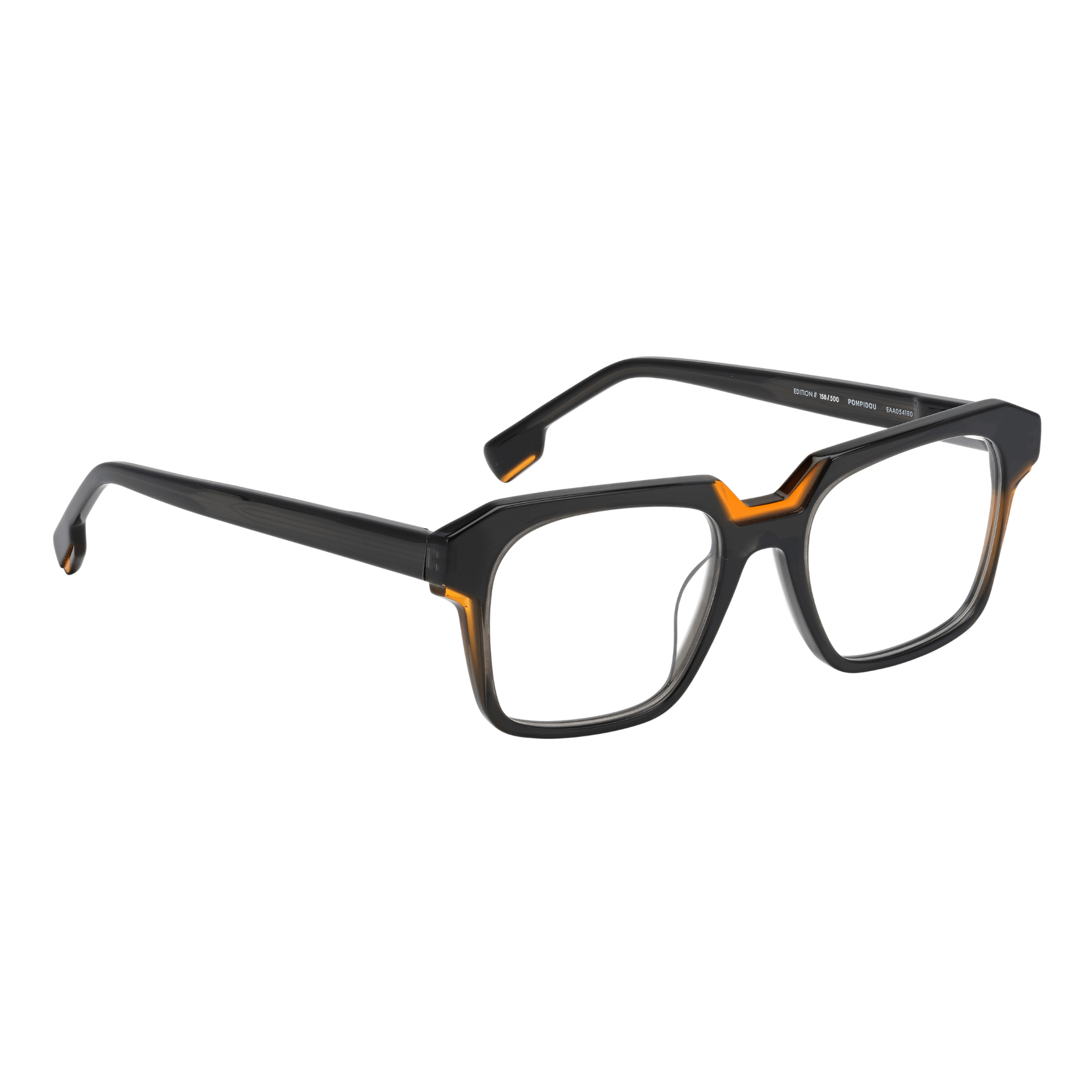 Tarian-Pompidou-rectangle-eyewear-black-orange
