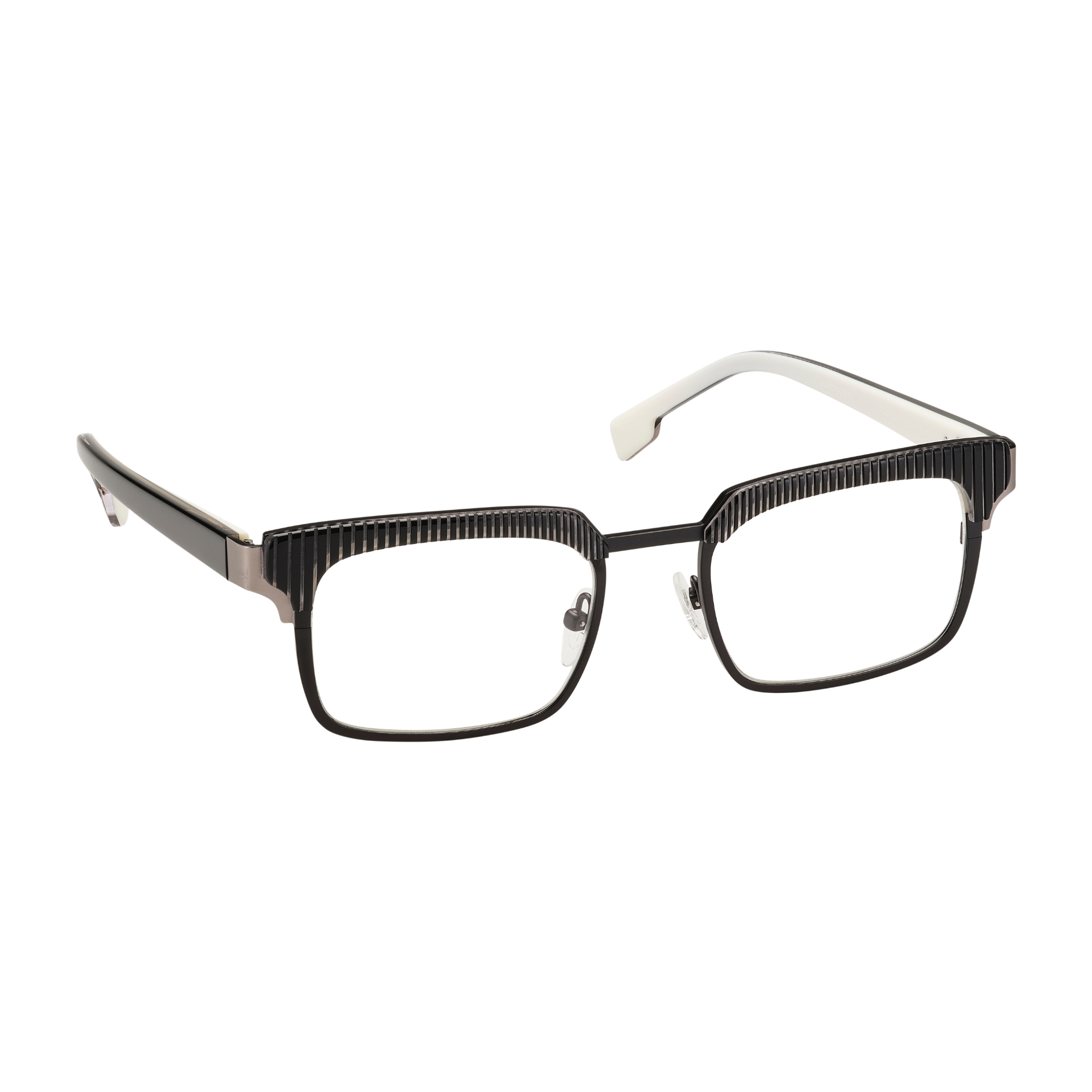 Tarian-Rainbow-rectangle-eyewear-black-white