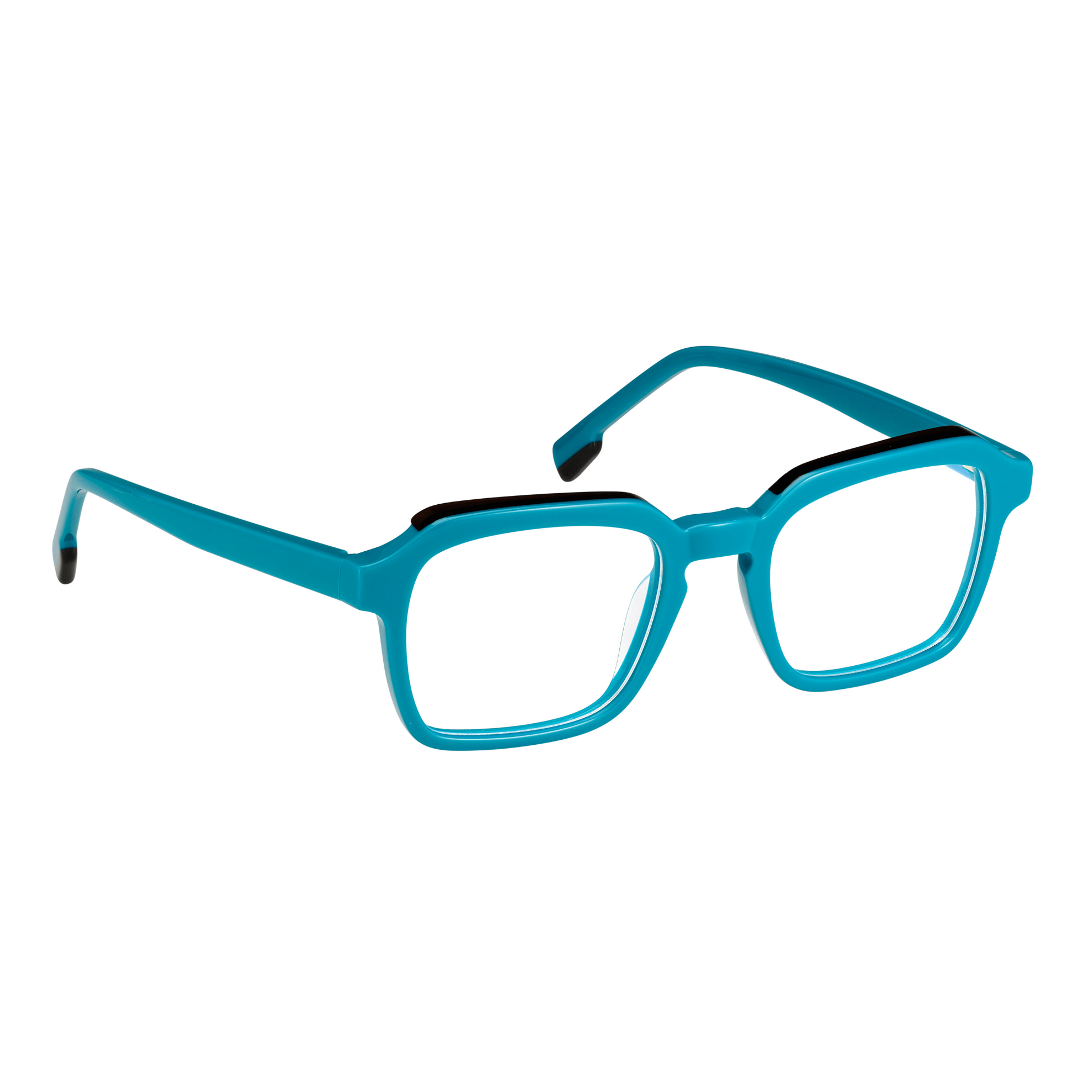 Tarian-Rue-des-Tournelles-rectangle-eyewear-turquoise-black