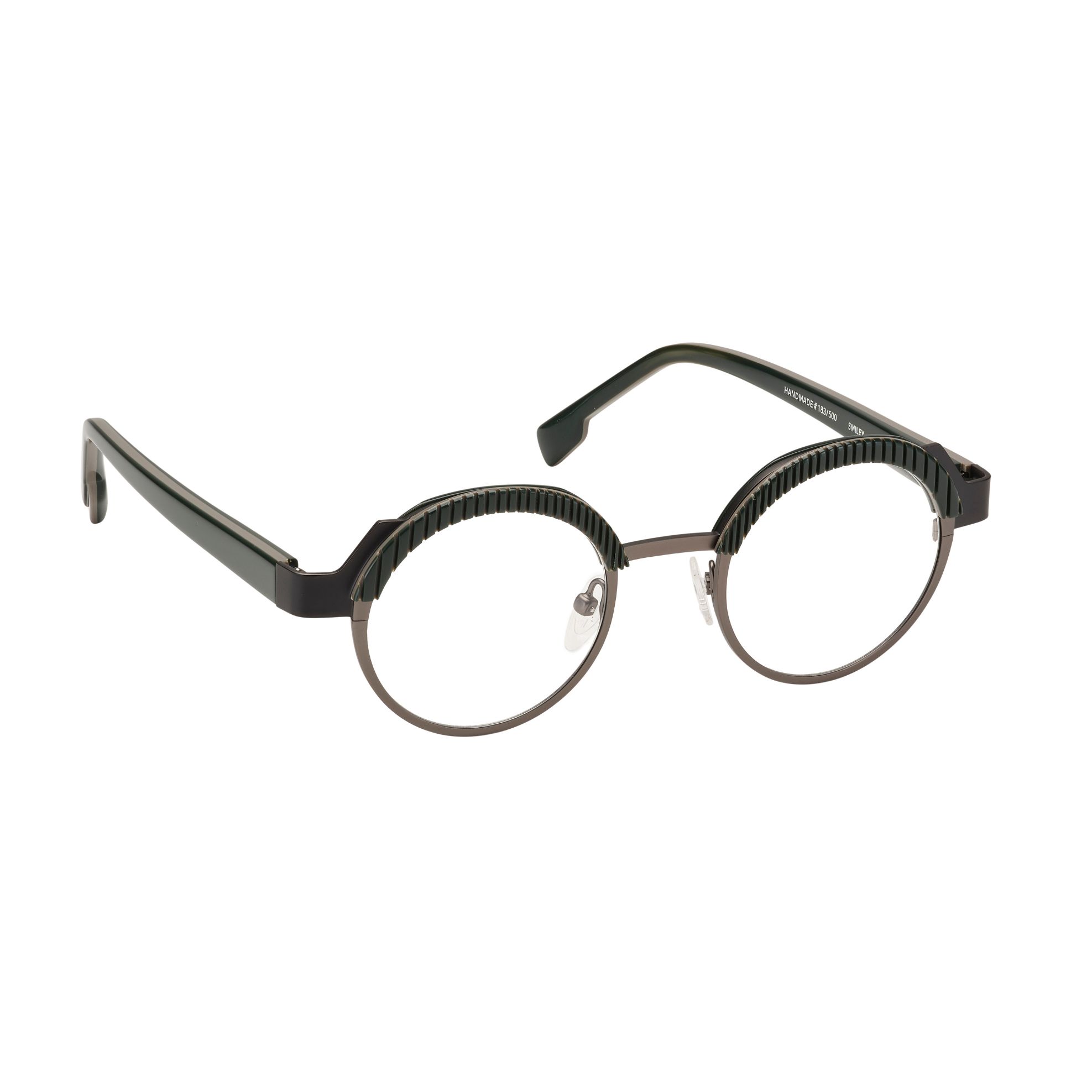 Tarian-Smiley-round-eyewear-grey-khaki