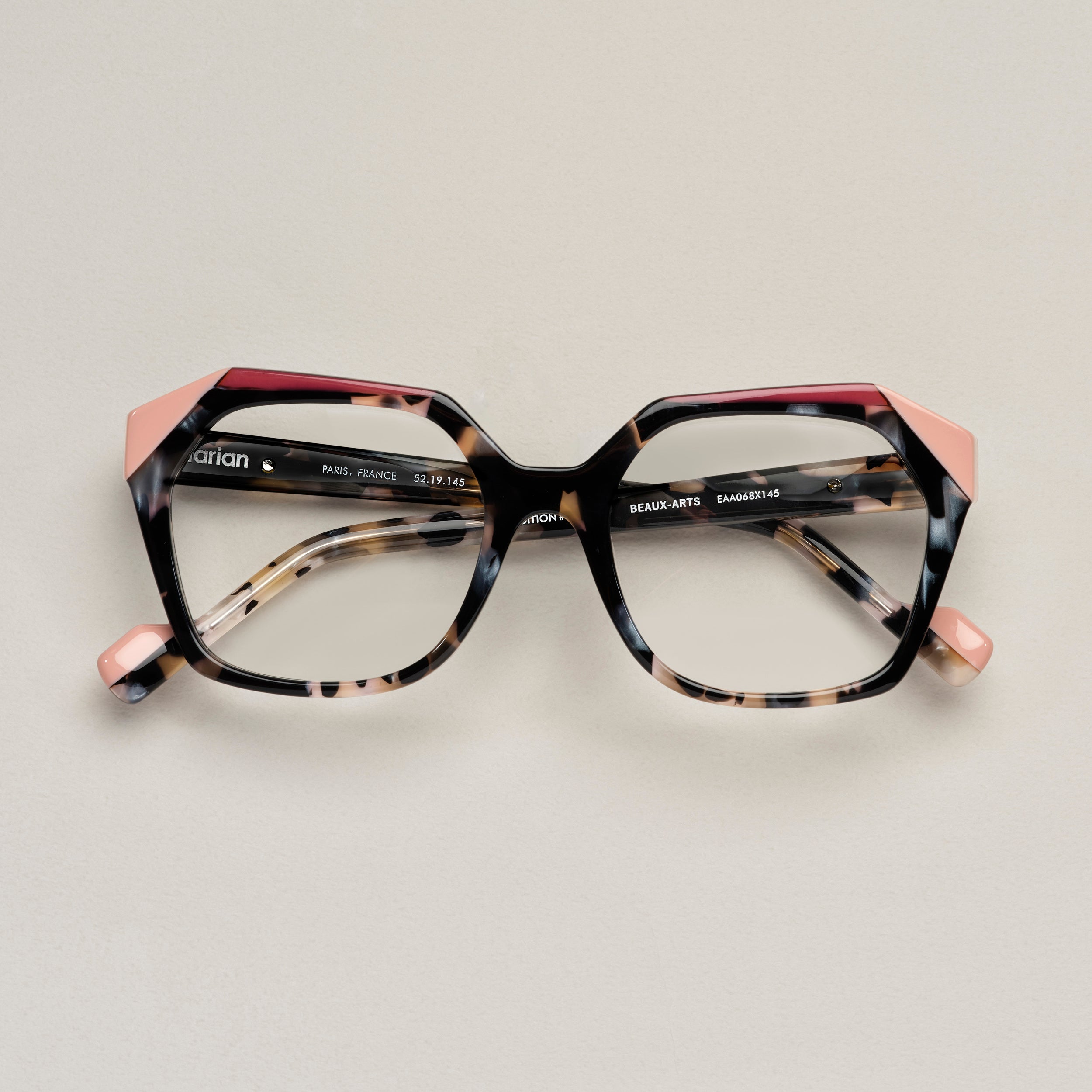 Tarian-Beaux-Arts-large-rectangle-cateye-eyewear-tortoiseshell-pink-burgundy