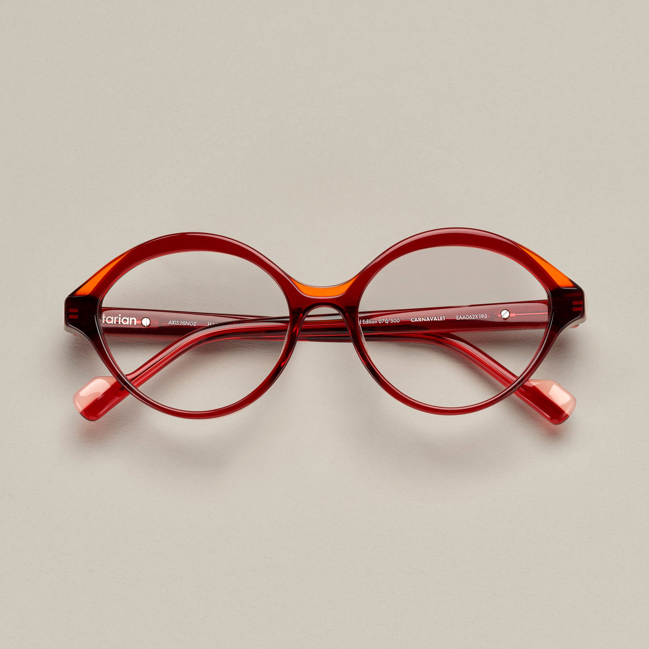 Tarian-Carnavalet-large-oval-eyewear-red-orange