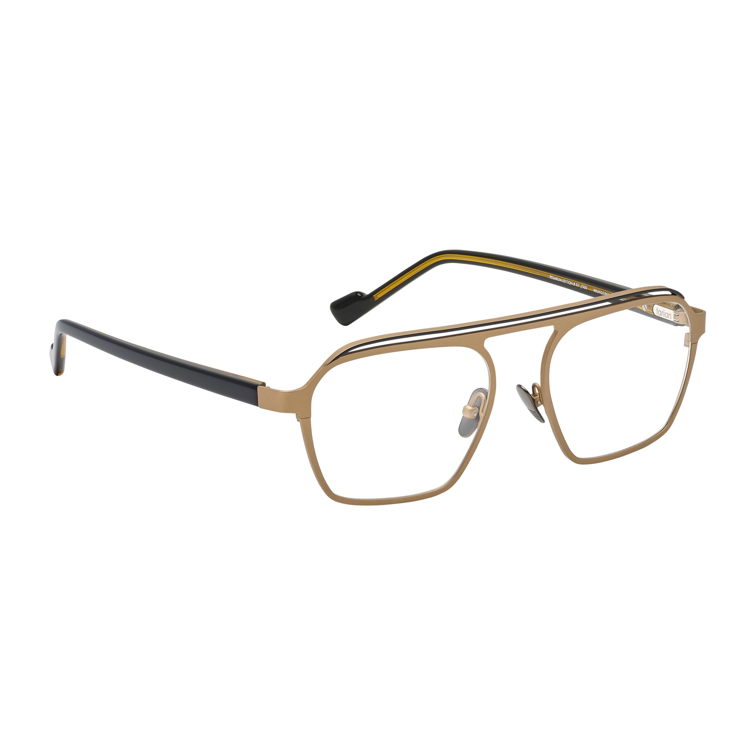 Tarian-Mukojima-pilot-sunglasses-gold-black