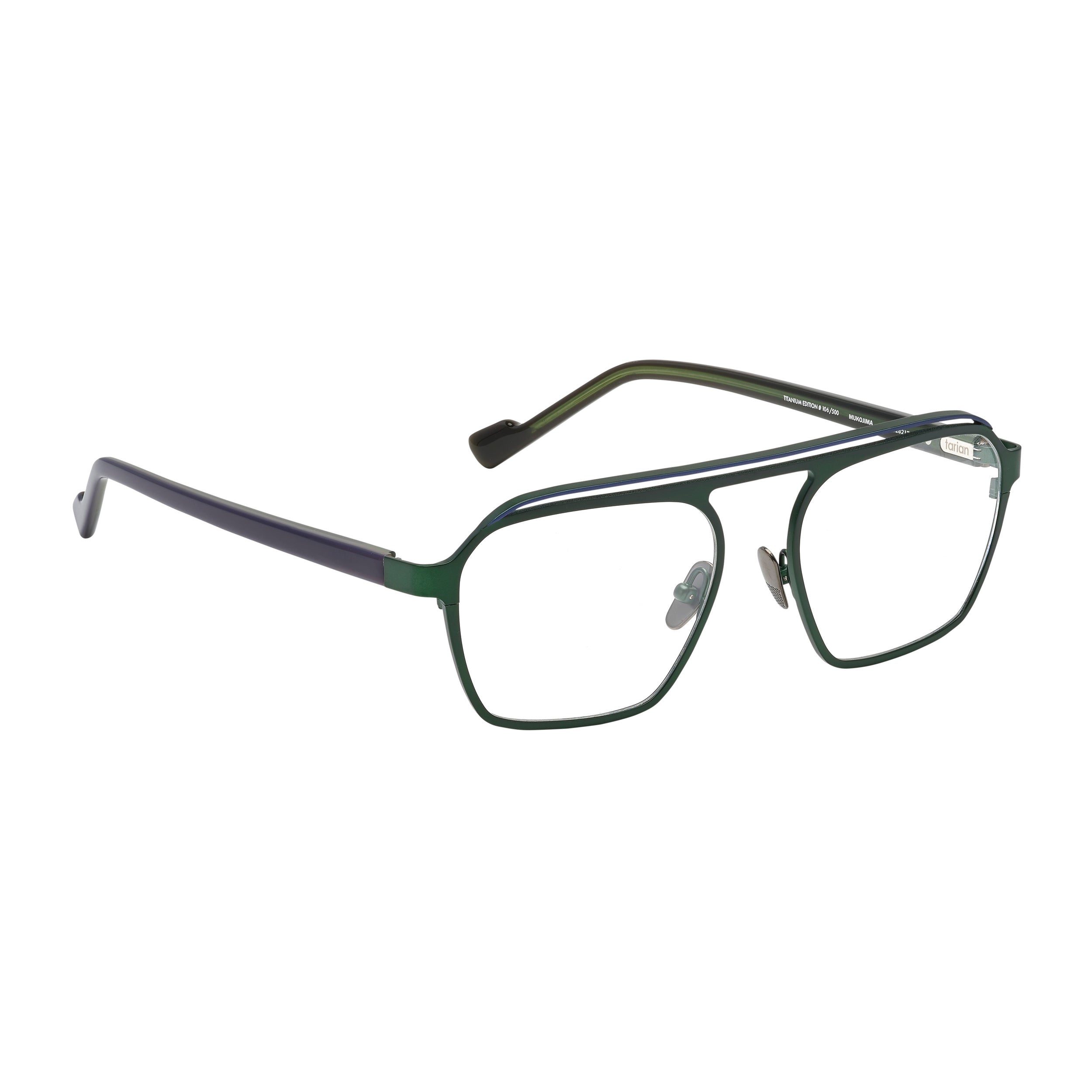 Tarian-Mukojima-pilot-eyewear-green-blue
