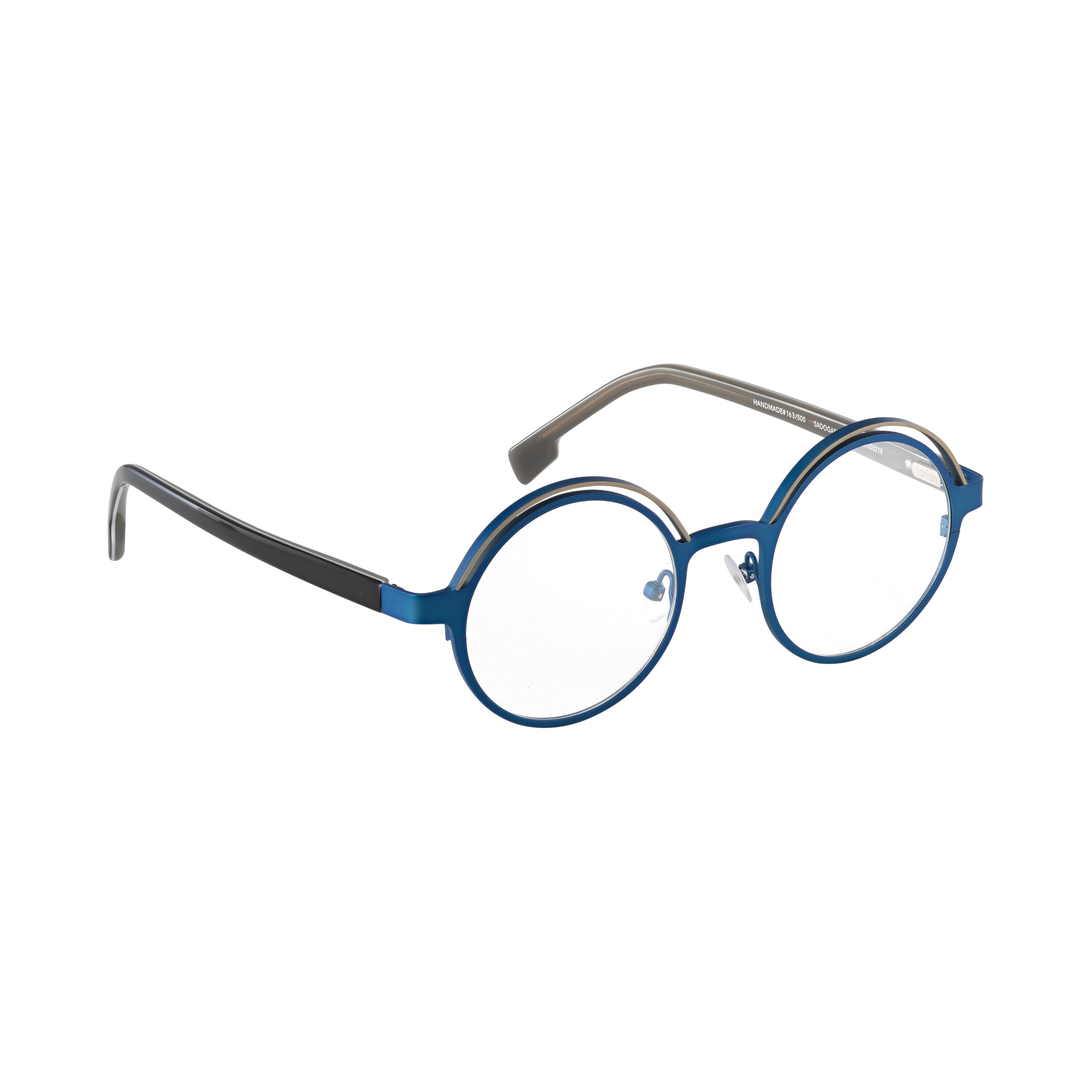 Tarian-Sadogashima-round-eyewear-blue-grey