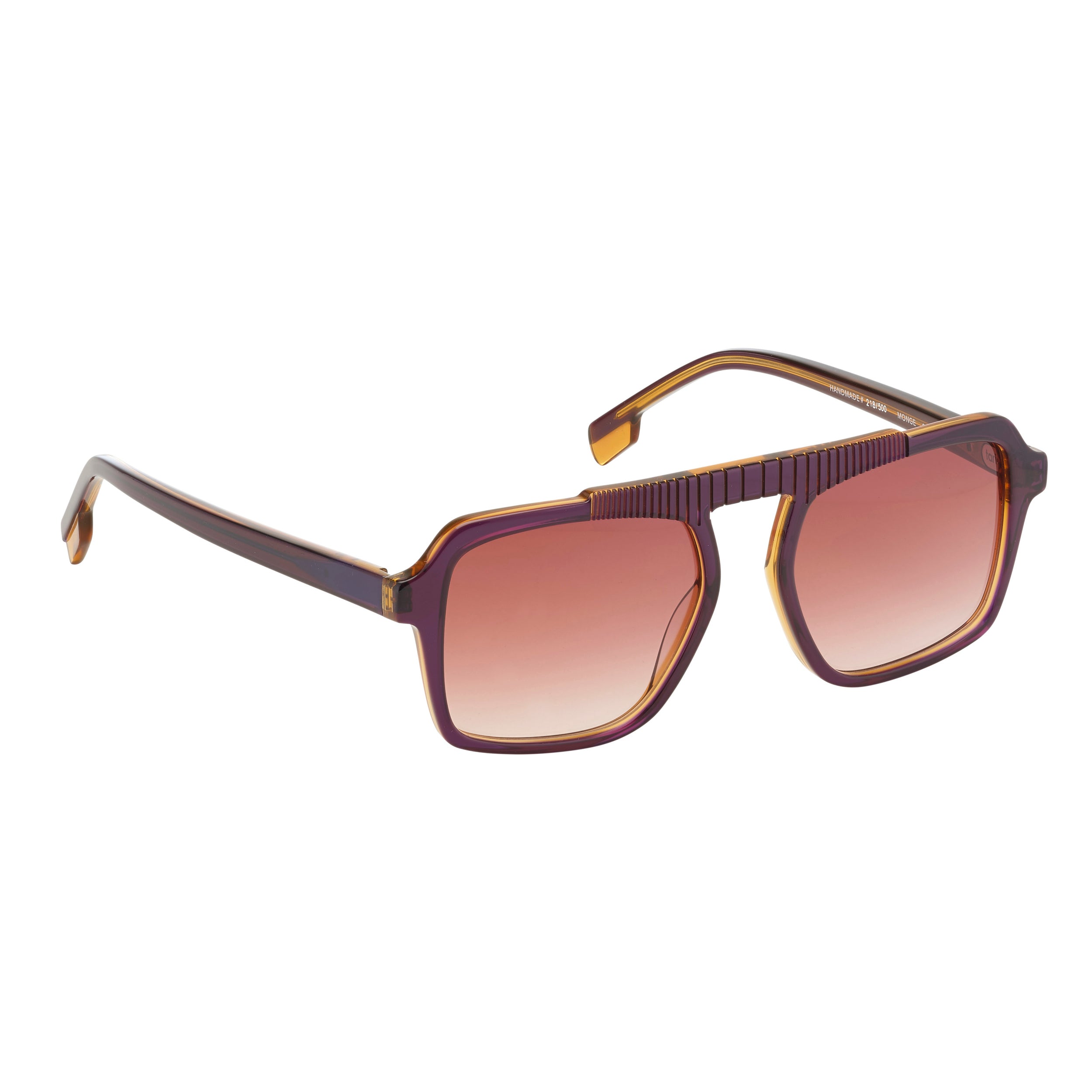 Tarian-Monge-pilot-sunglasses-purple-orange