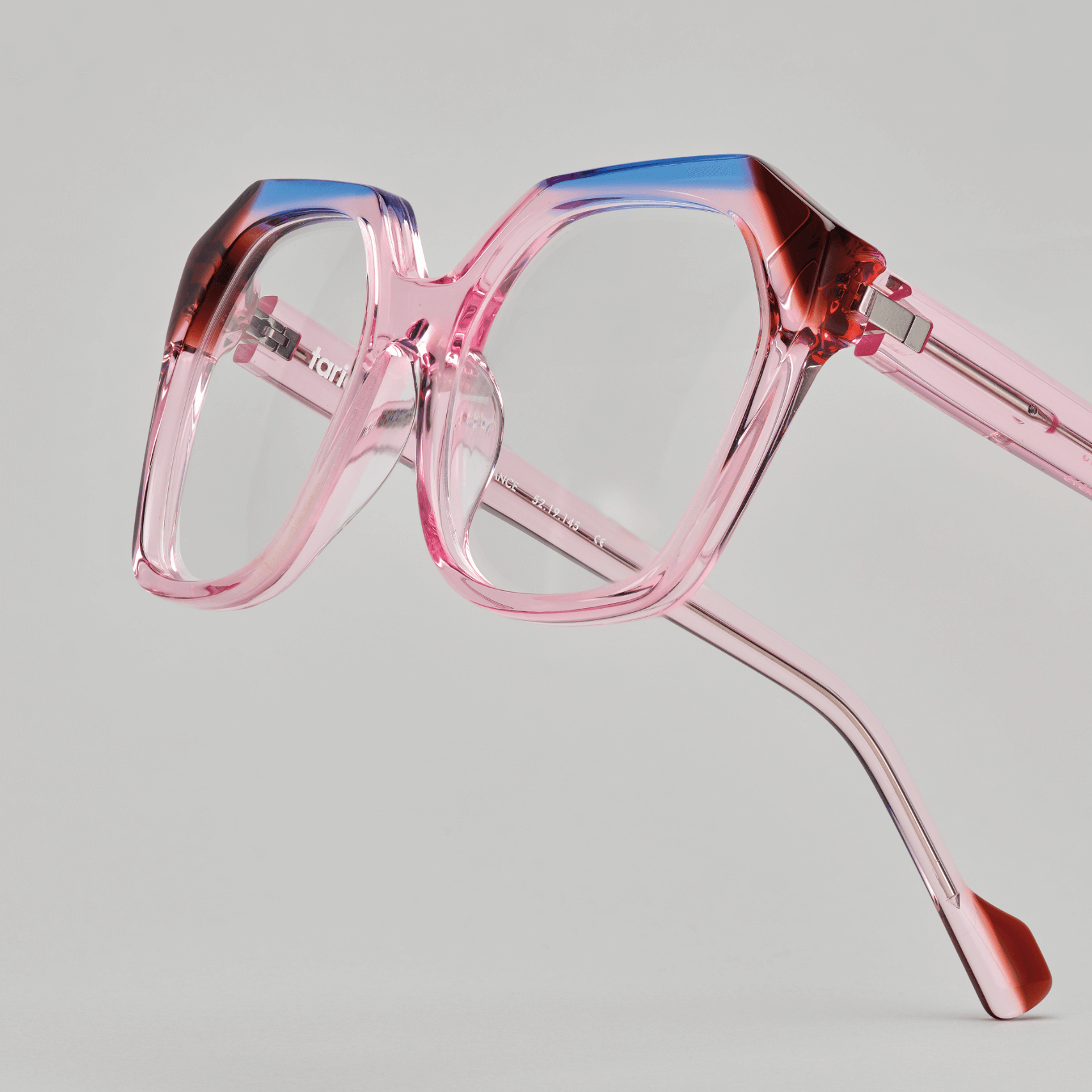Tarian-Beaux-Arts-large-rectangle-cateye-eyewear-clear-pink-brown-blue