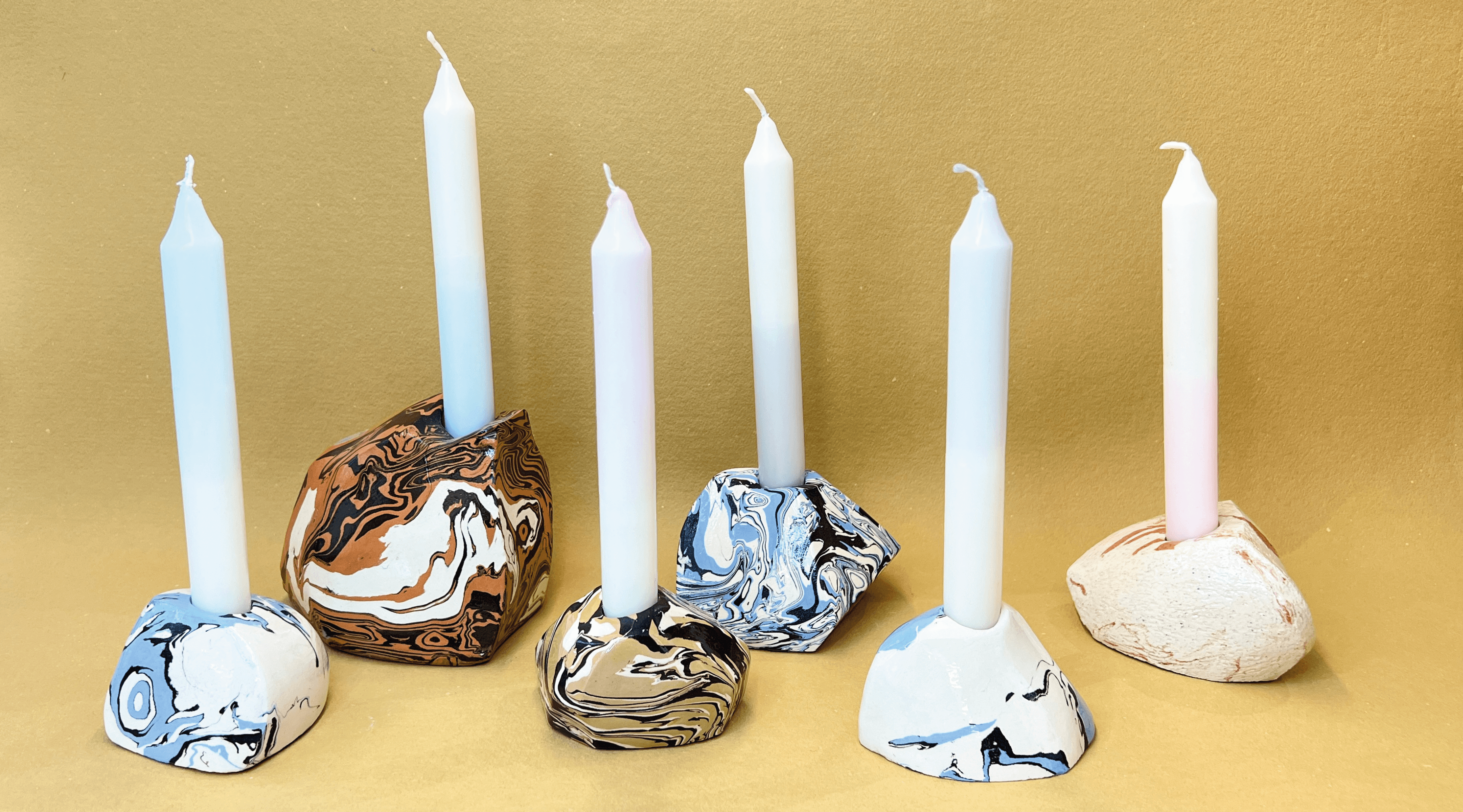 Tarian-eyewear-multicolor-ceramic-candle-holders
