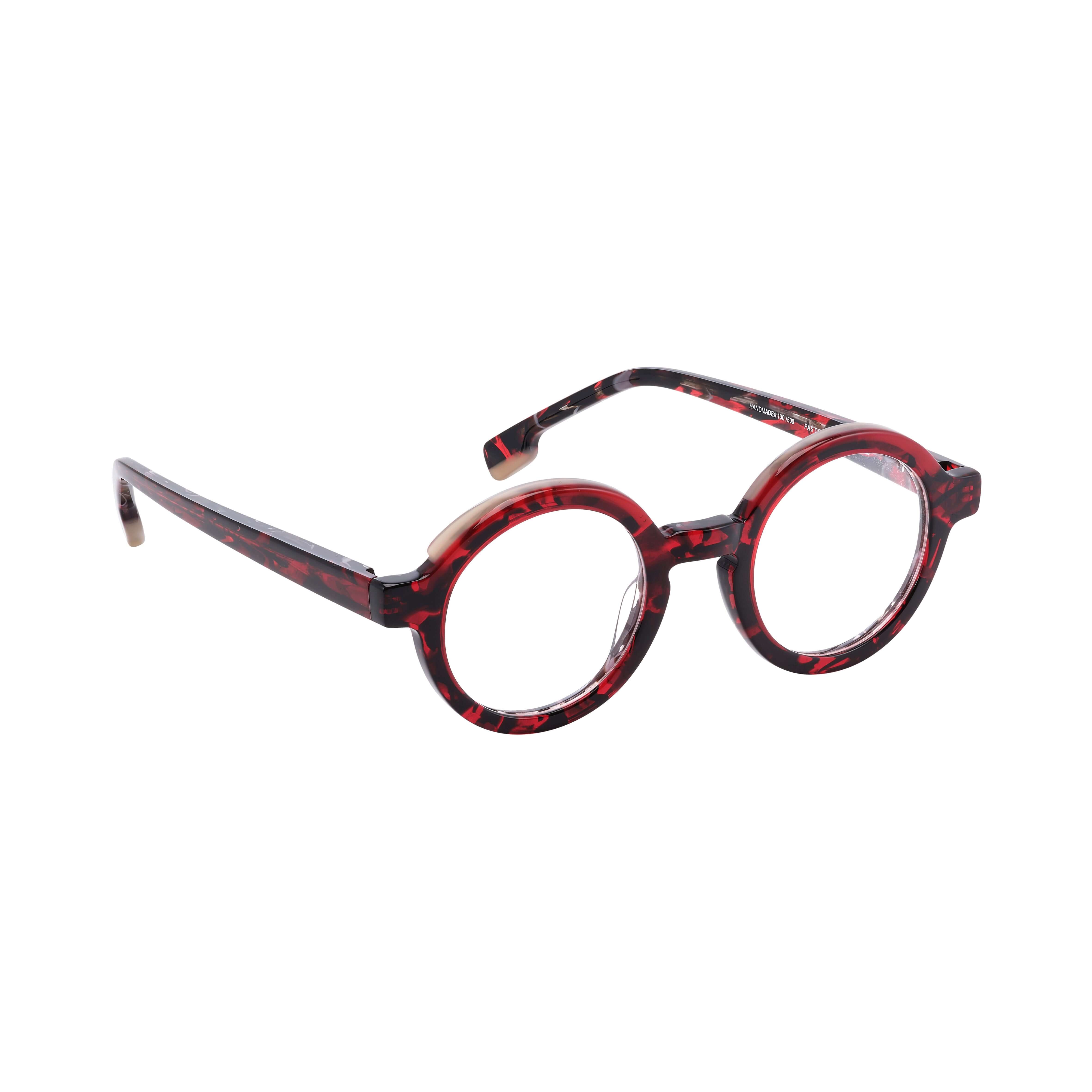 Tarian-Pas-de-la-Mule-round-eyewear-red-turtleshell