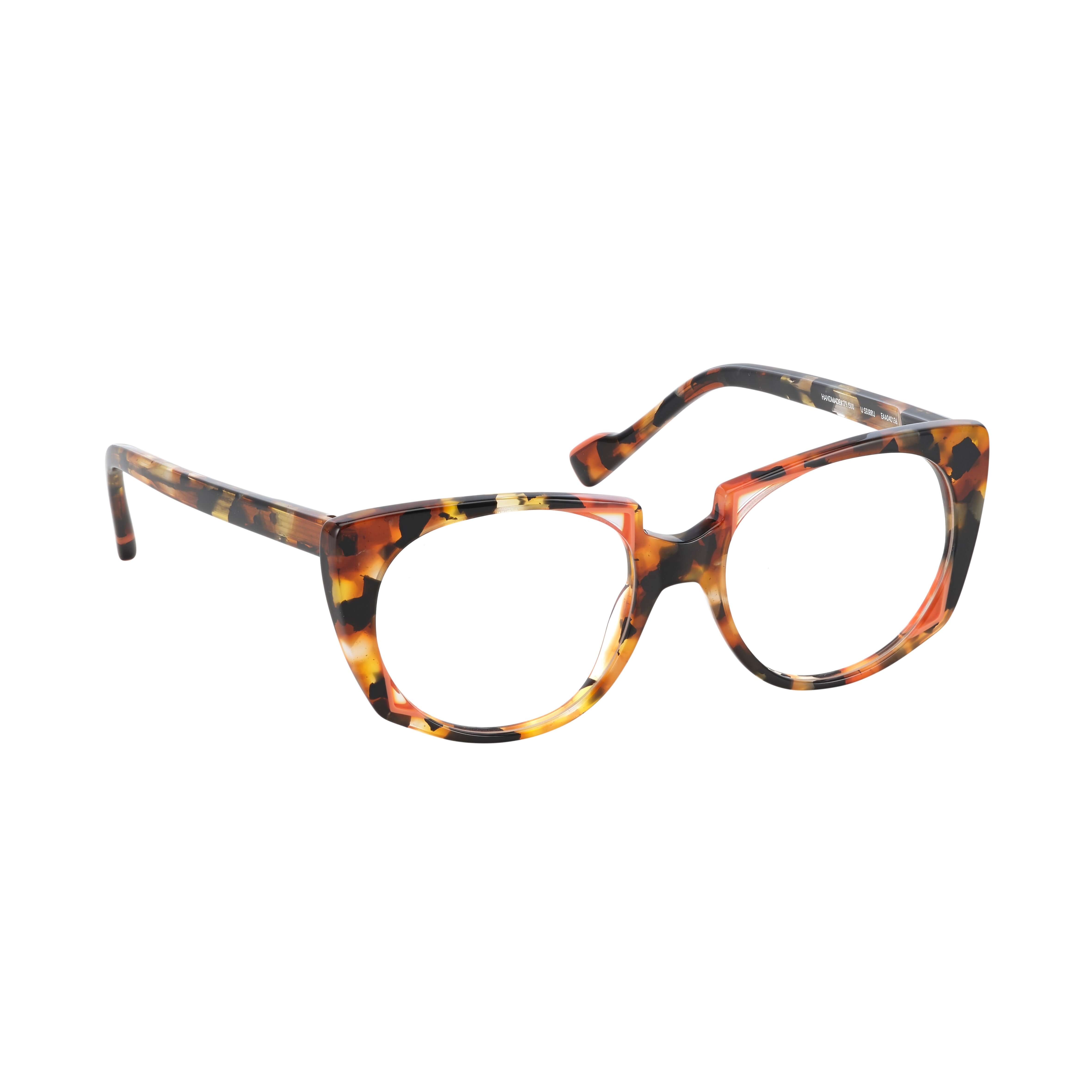 Tarian-U-Sbirru-oval-cateye-eyewear-tortoiseshell-orange-clear
